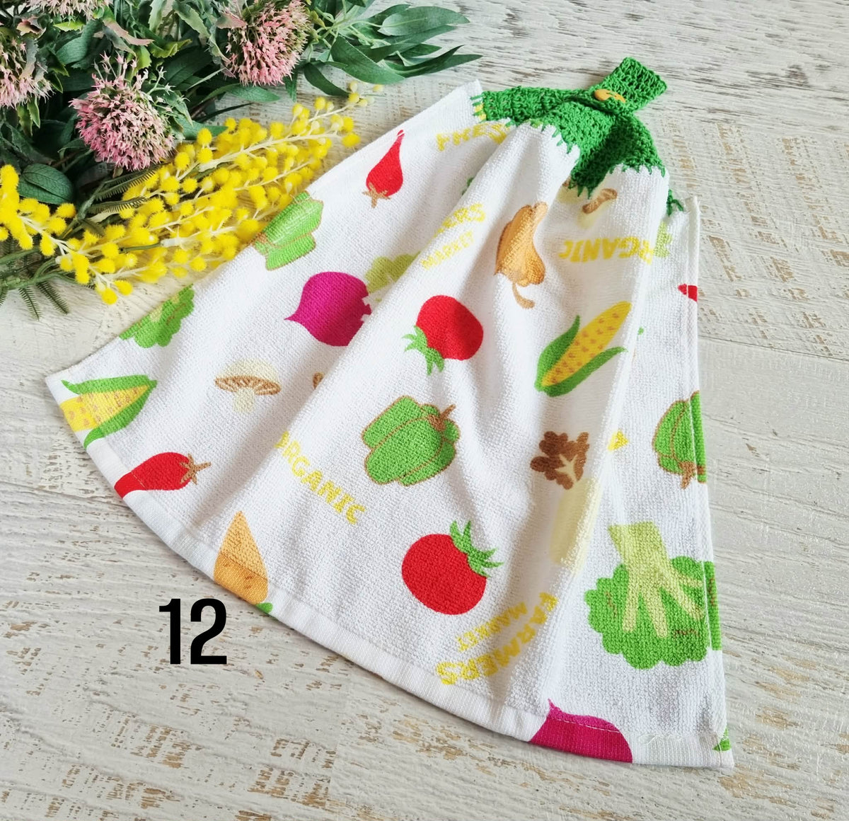 Kitchen Hand Towel | Hanging | Cotton | SINGLE LAYER | 9 Styles - 10-18