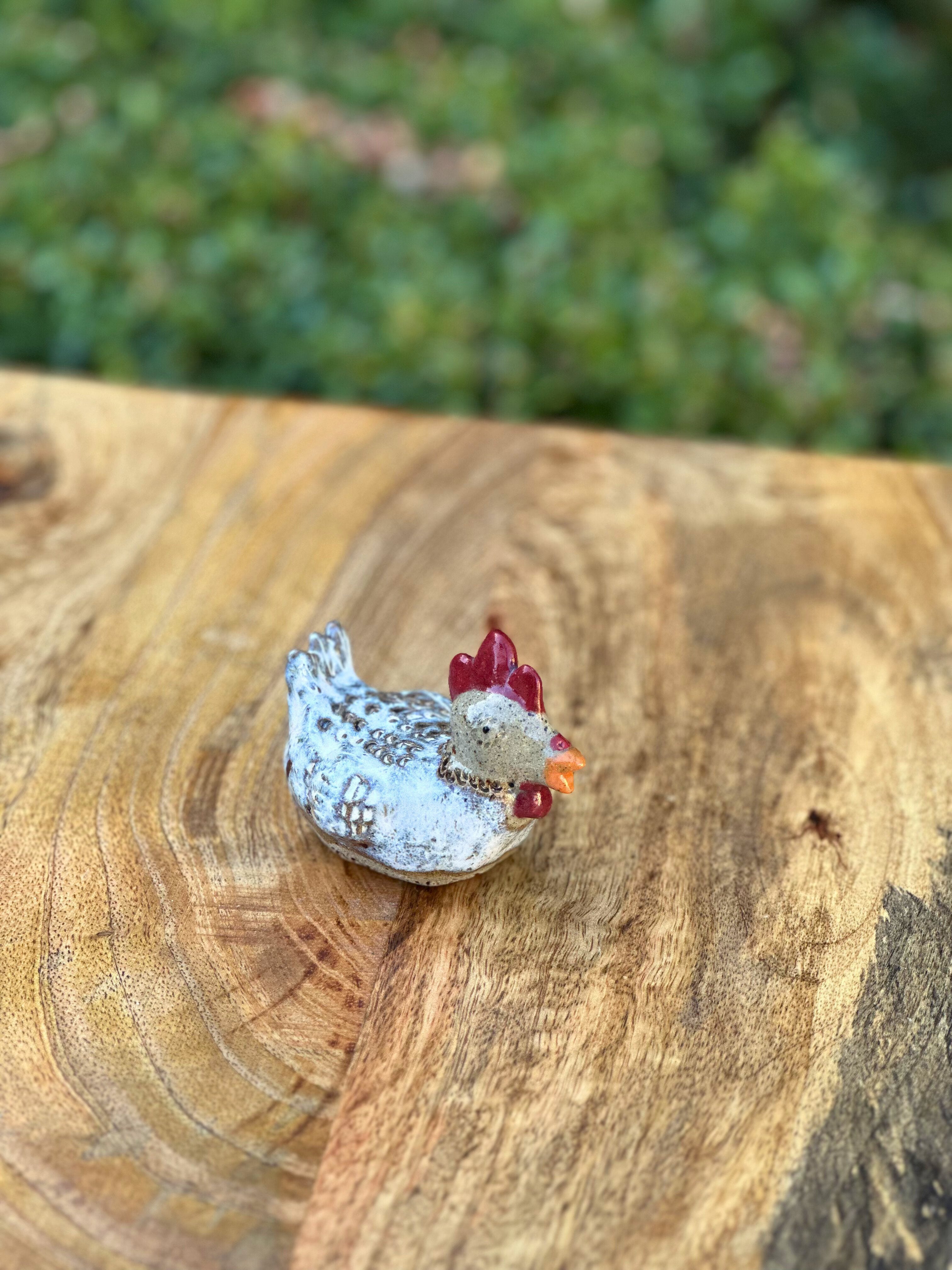 Ceramic Speckled Hen