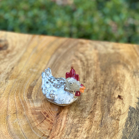 Ceramic Speckled Hen