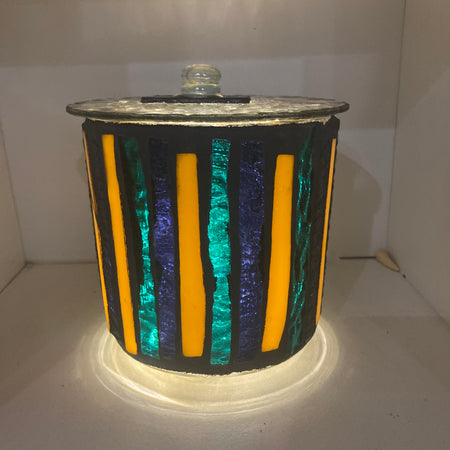 Mini Hand-Cut Glass Illumination Art #11
