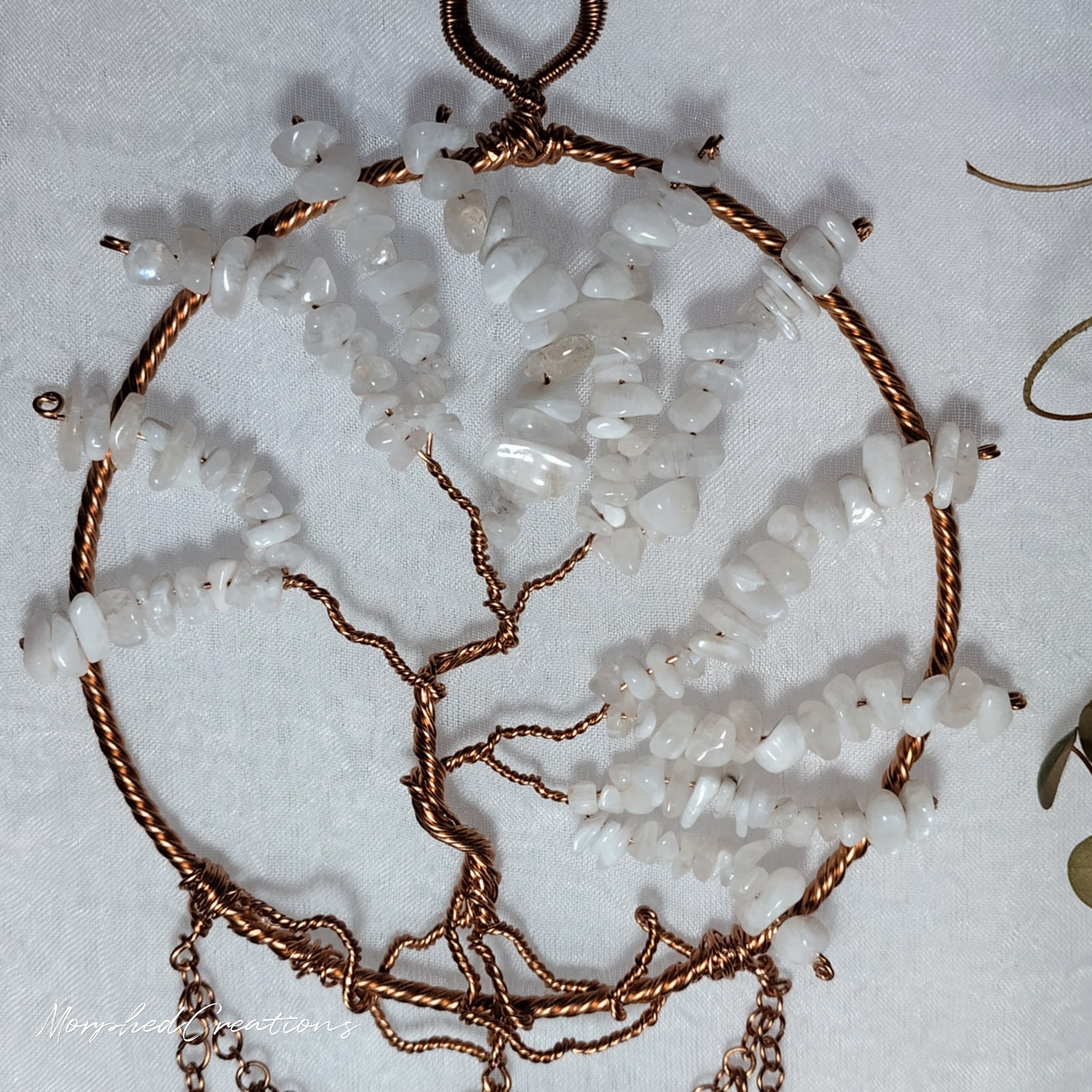 Cooper Celtic Moonstone Tree of Life