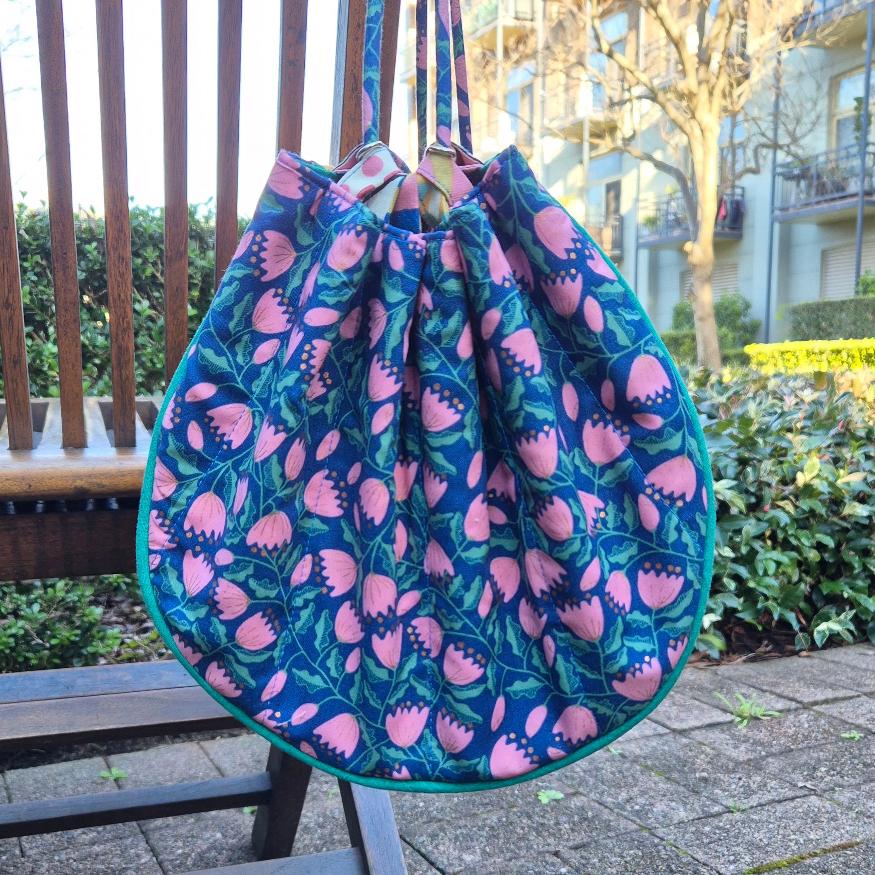 Large Knitting Project Bag – Convertible Tote