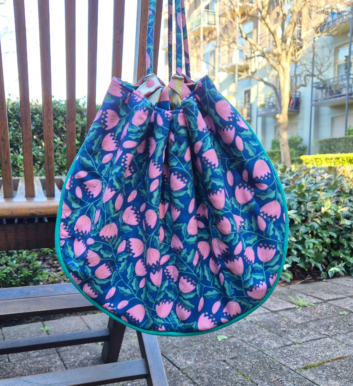 Large Knitting Project Bag – Convertible Tote