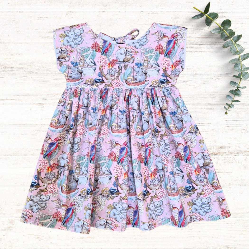 Kids Pink May Gibbs Ava Dress