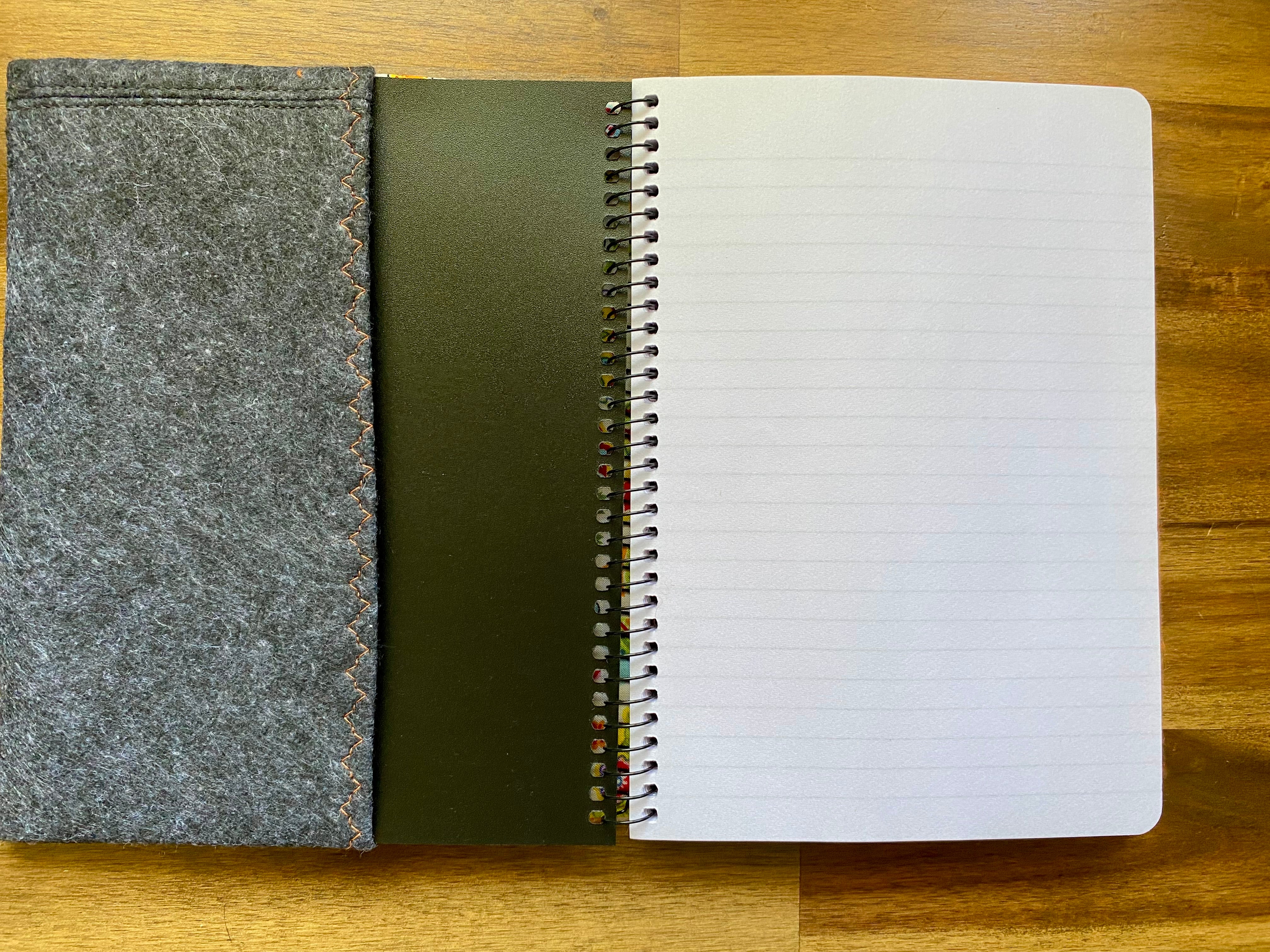 A5 Upcycled Notebook Fox