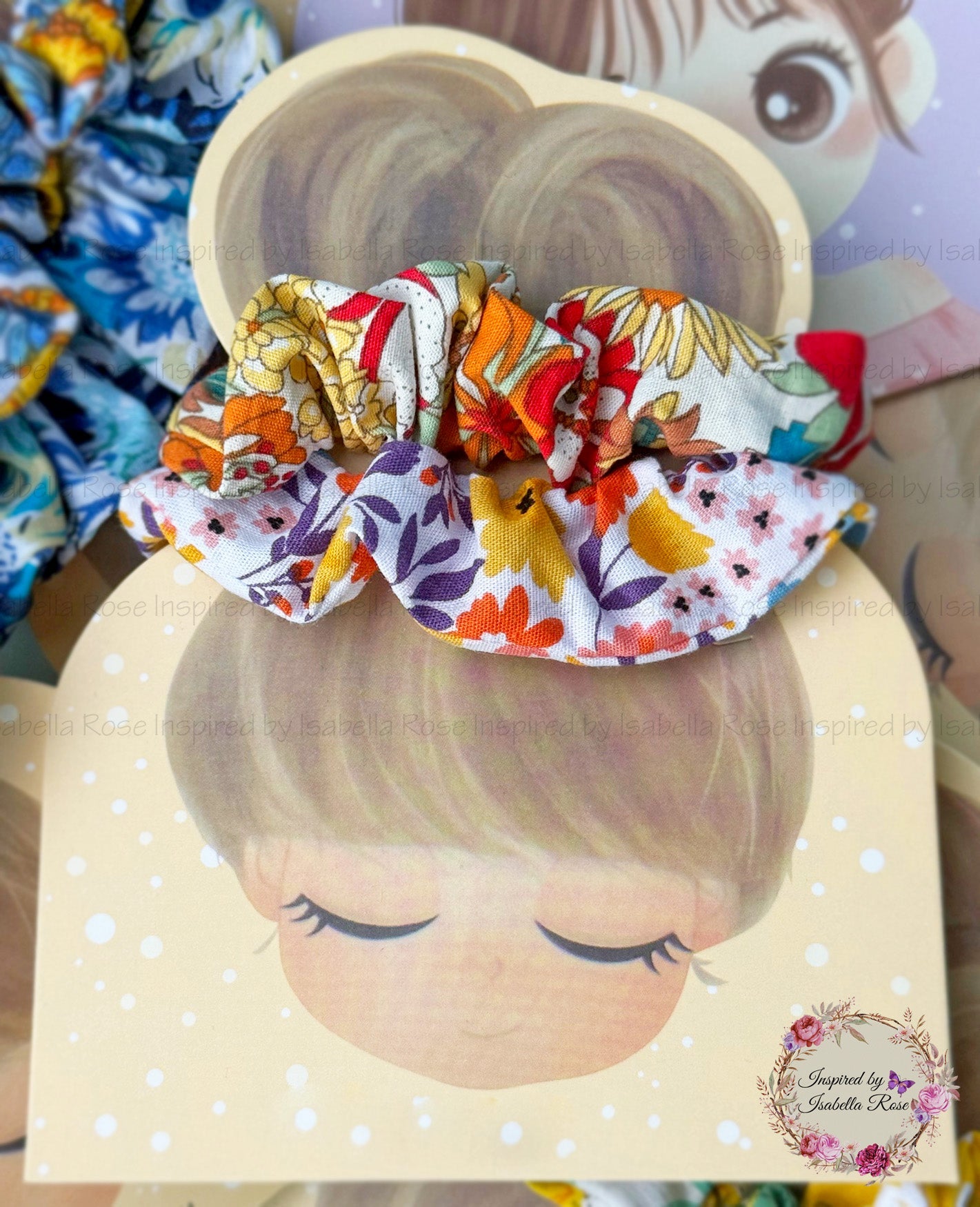 Colourful Scrunchies, 2 Pack for Kids, You Choose