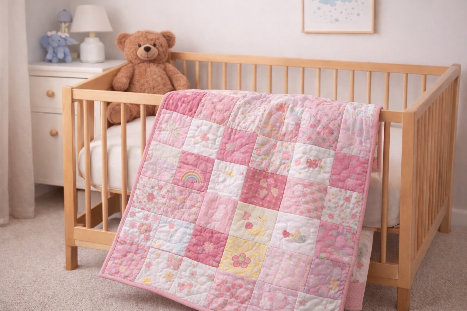 Custom Baby Clothes Memory Quilt – Personalised Keepsake Blanket