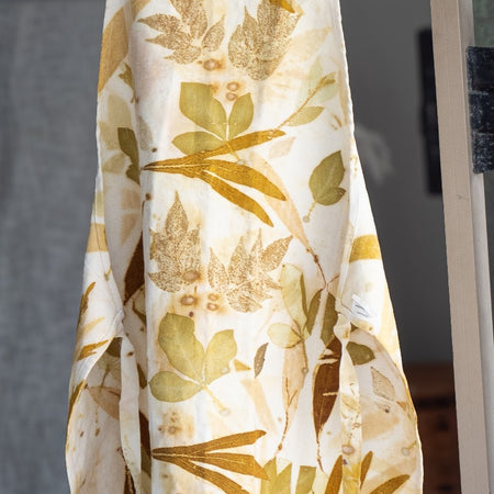 Eco Printed Botanical Apron