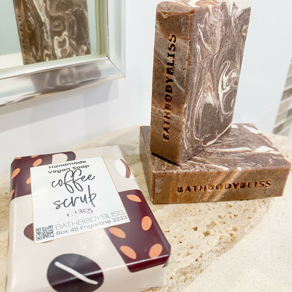 Handmade Vegan Coffee Scrub Soap