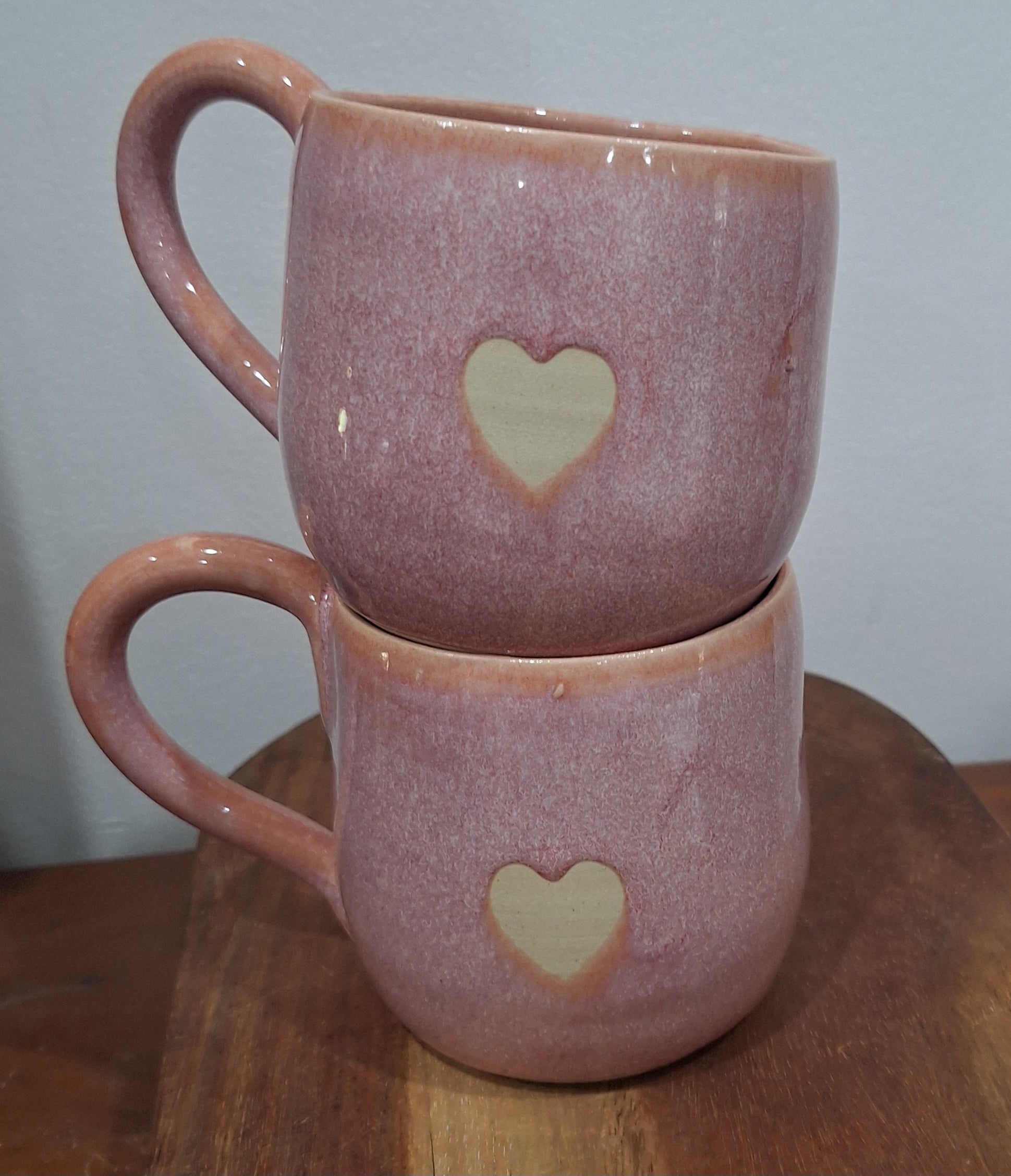 Pink Coffee Love Mugs