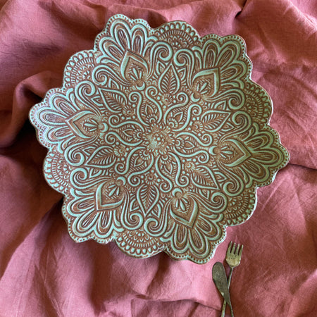 Amara Ceramic Platter | Large |  Studio Second | Decorative Piece Only