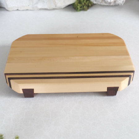 Smaller Cheese Board with Dovetailed Legs- Tasmanian Huon & Blackwood