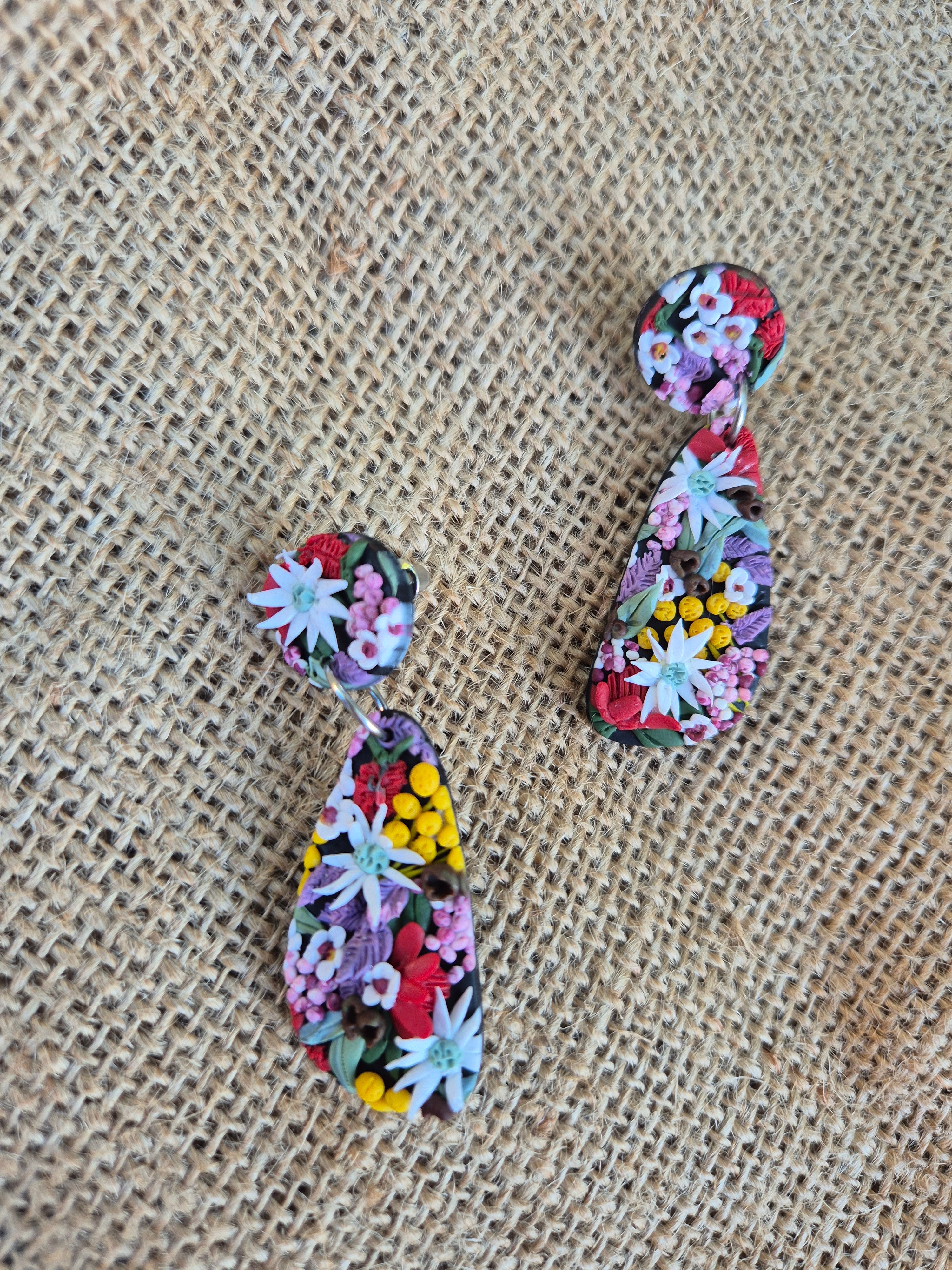 Aussie Flora Dangle Earrings