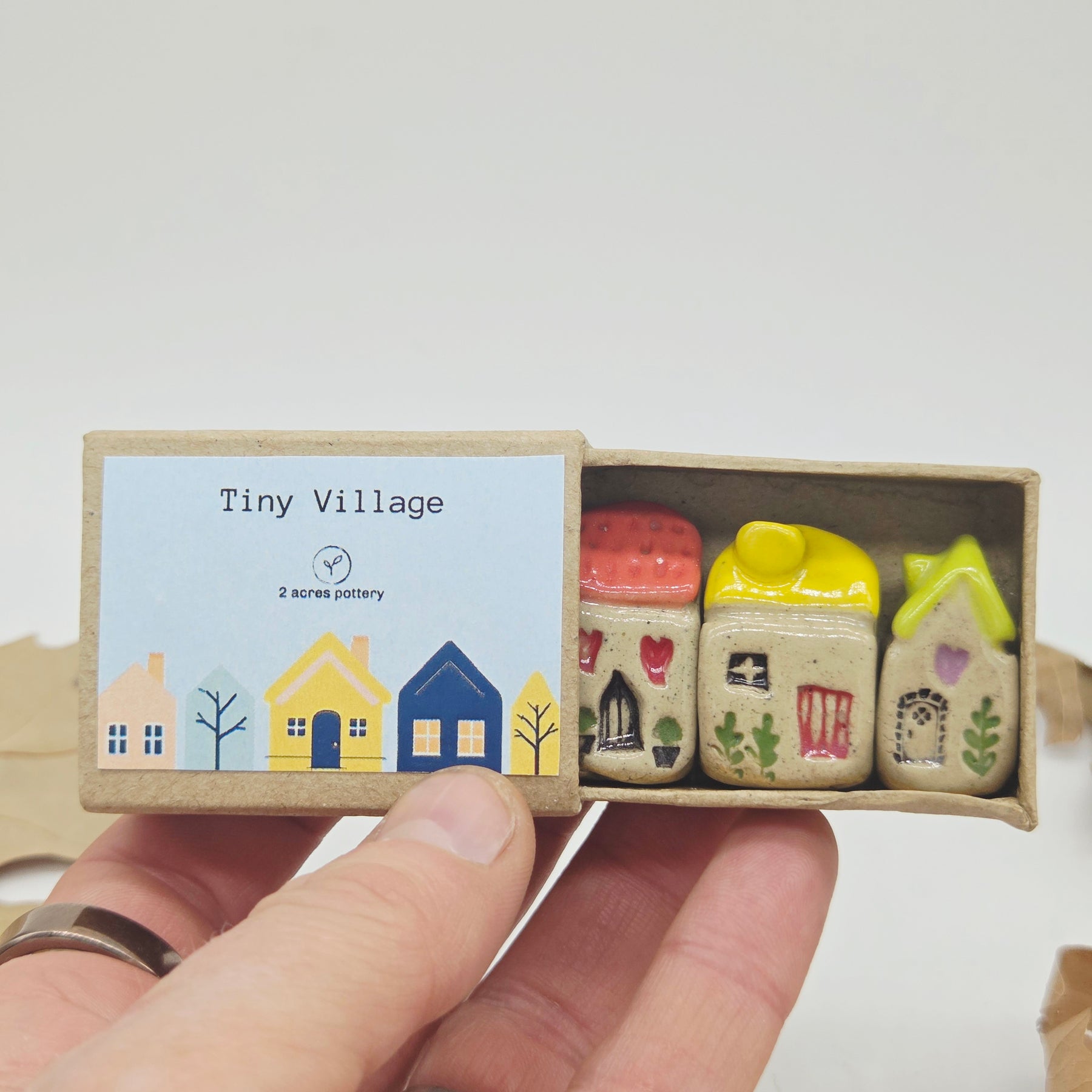 Tiny Ceramic Village - Celestial Crescent