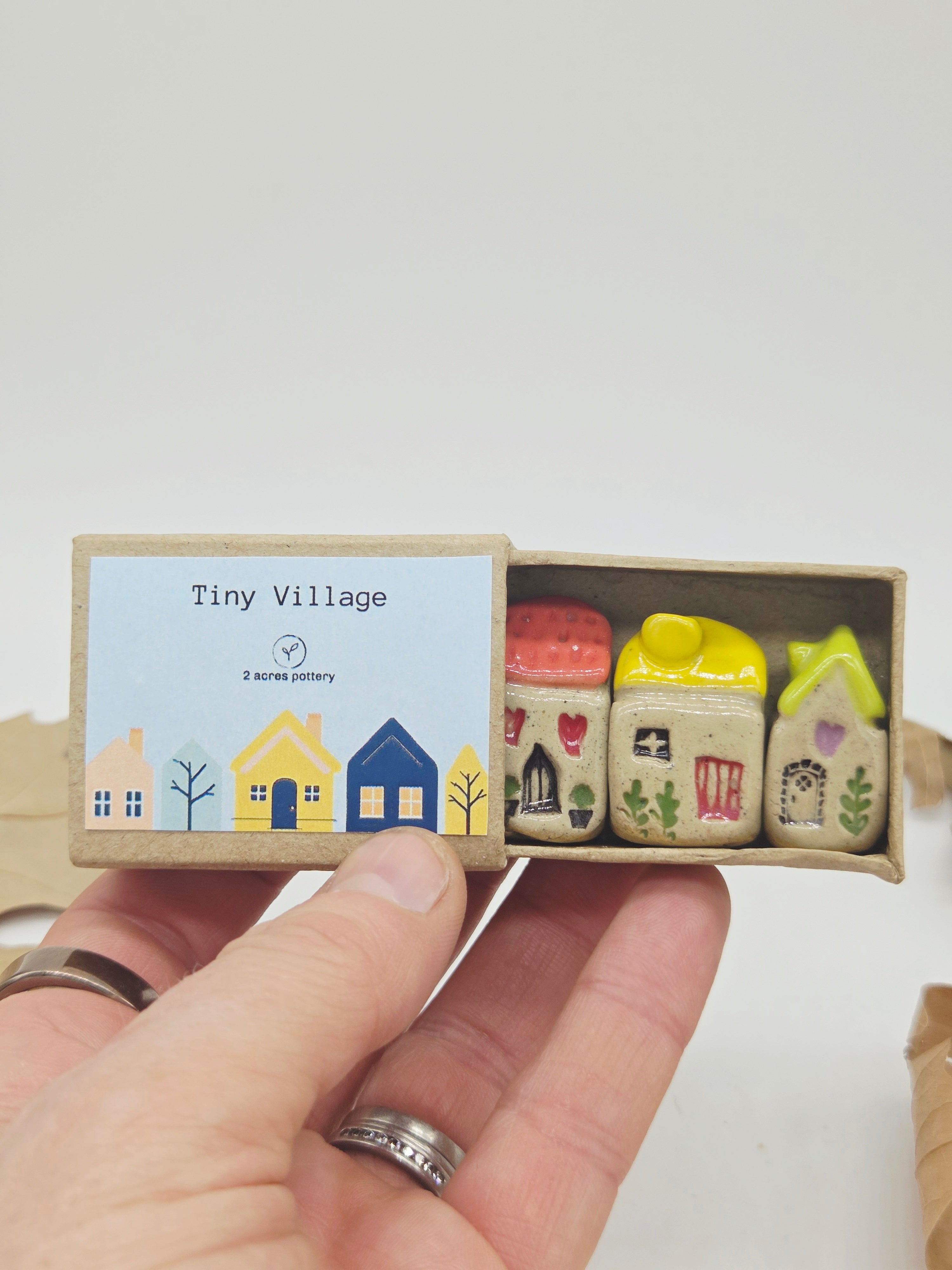 Tiny Ceramic Village - Celestial Crescent
