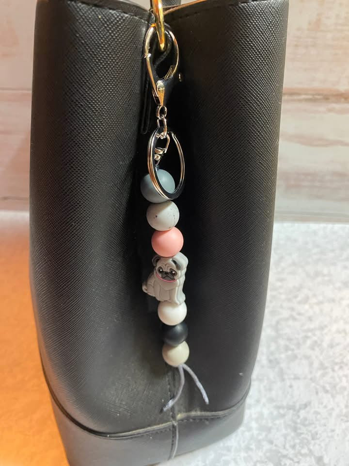 Dog Silicone Keyrings