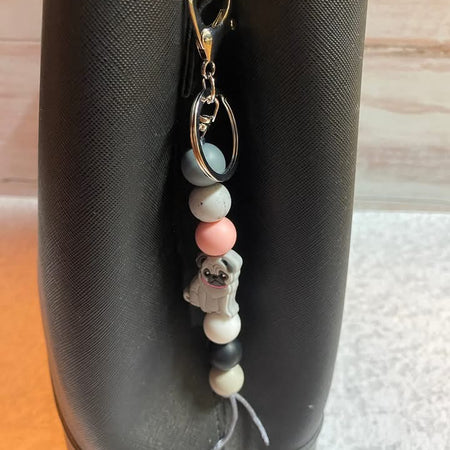 Dog Silicone Keyrings