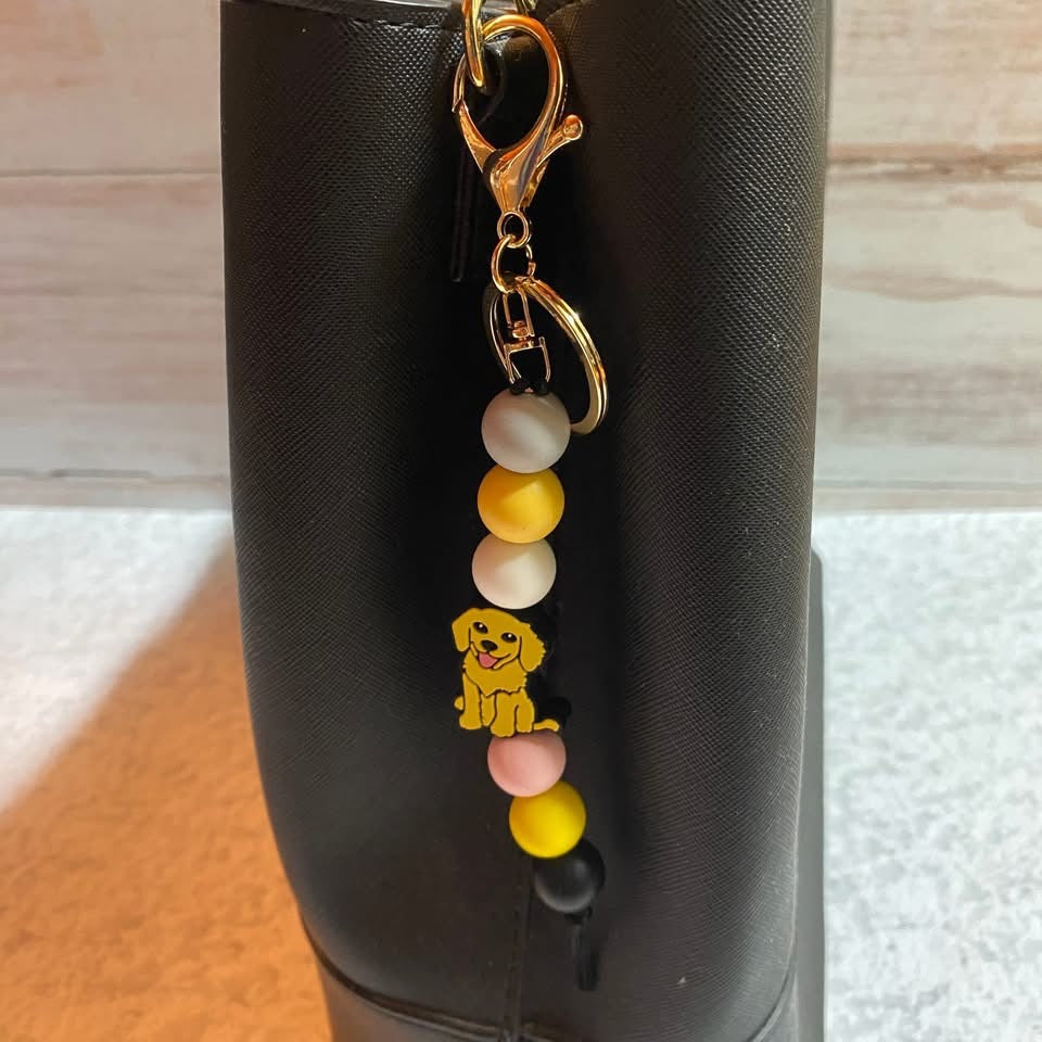 Dog Silicone Keyrings