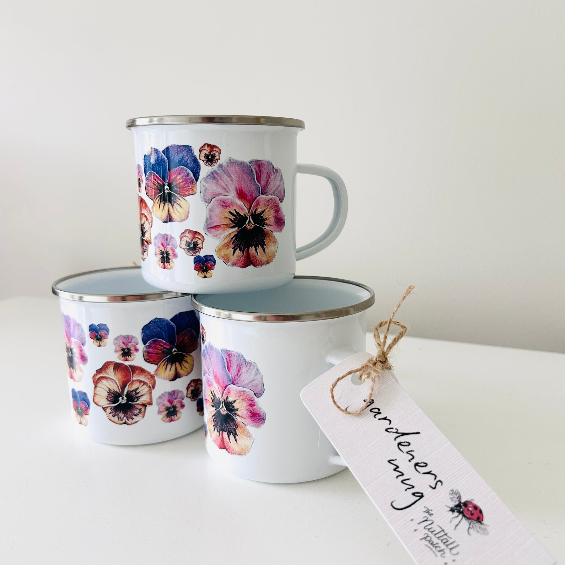 Gardeners Mug - Viola Daydream