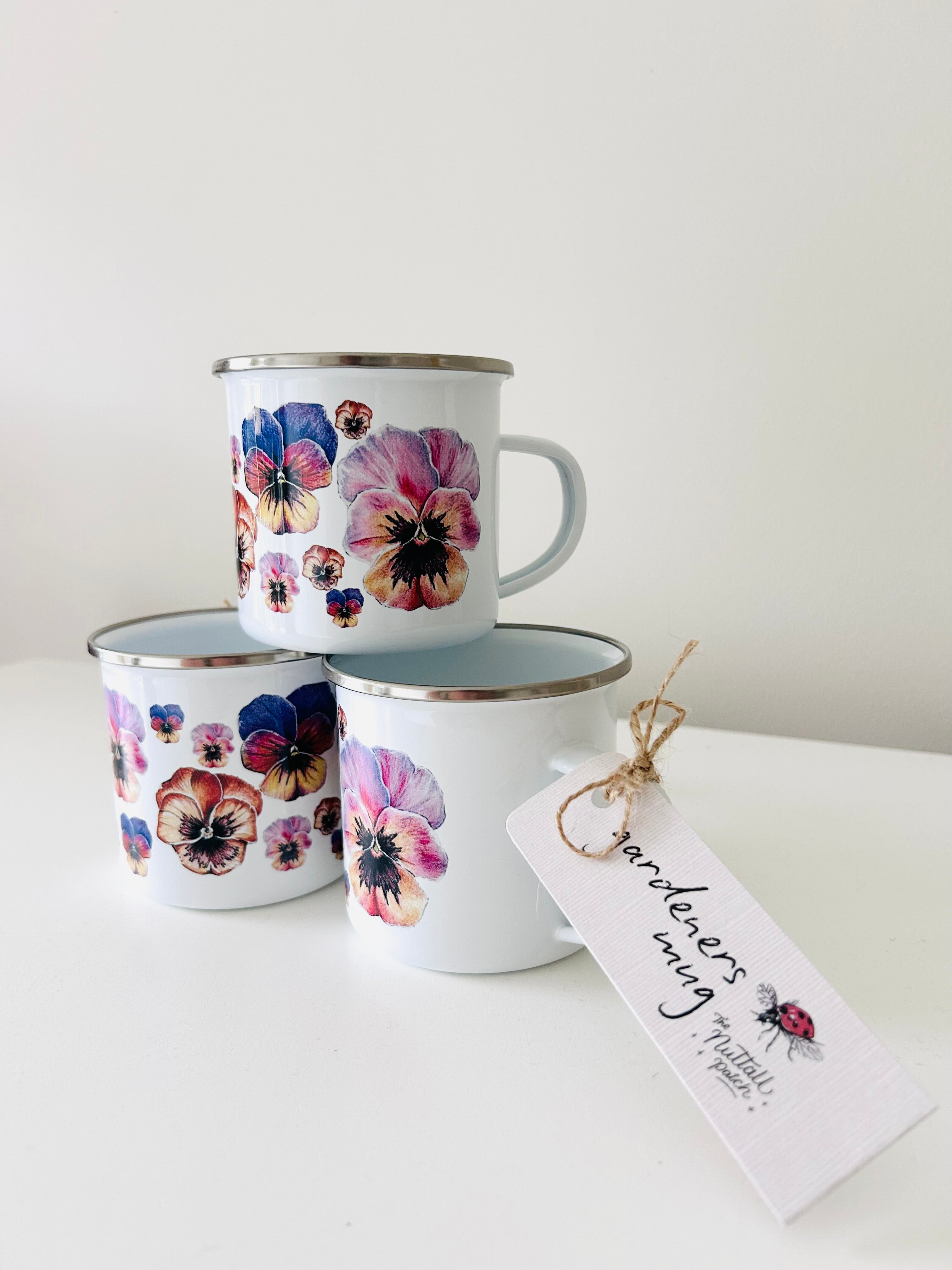 Gardeners Mug - Viola Daydream