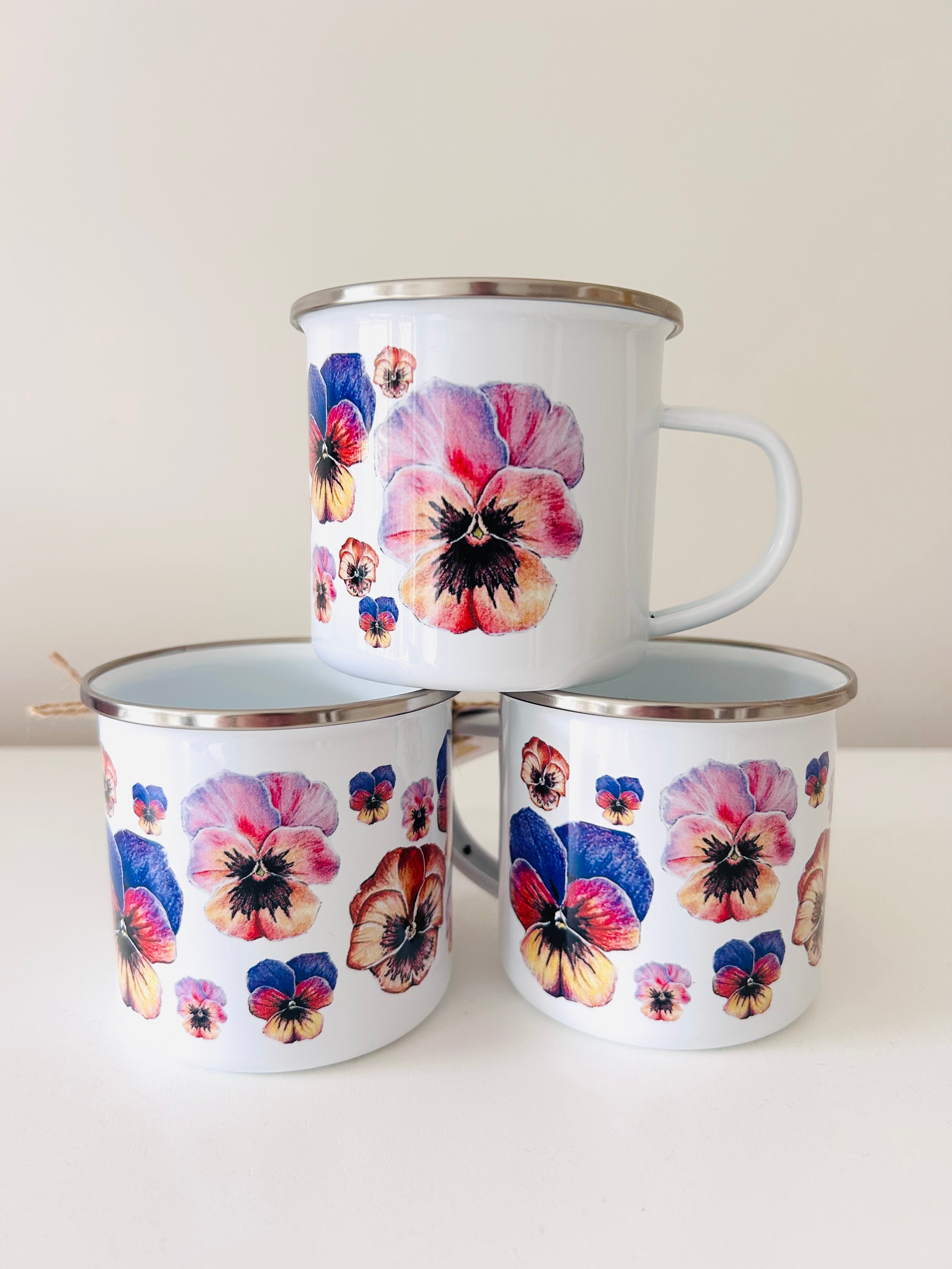 Gardeners Mug - Viola Daydream