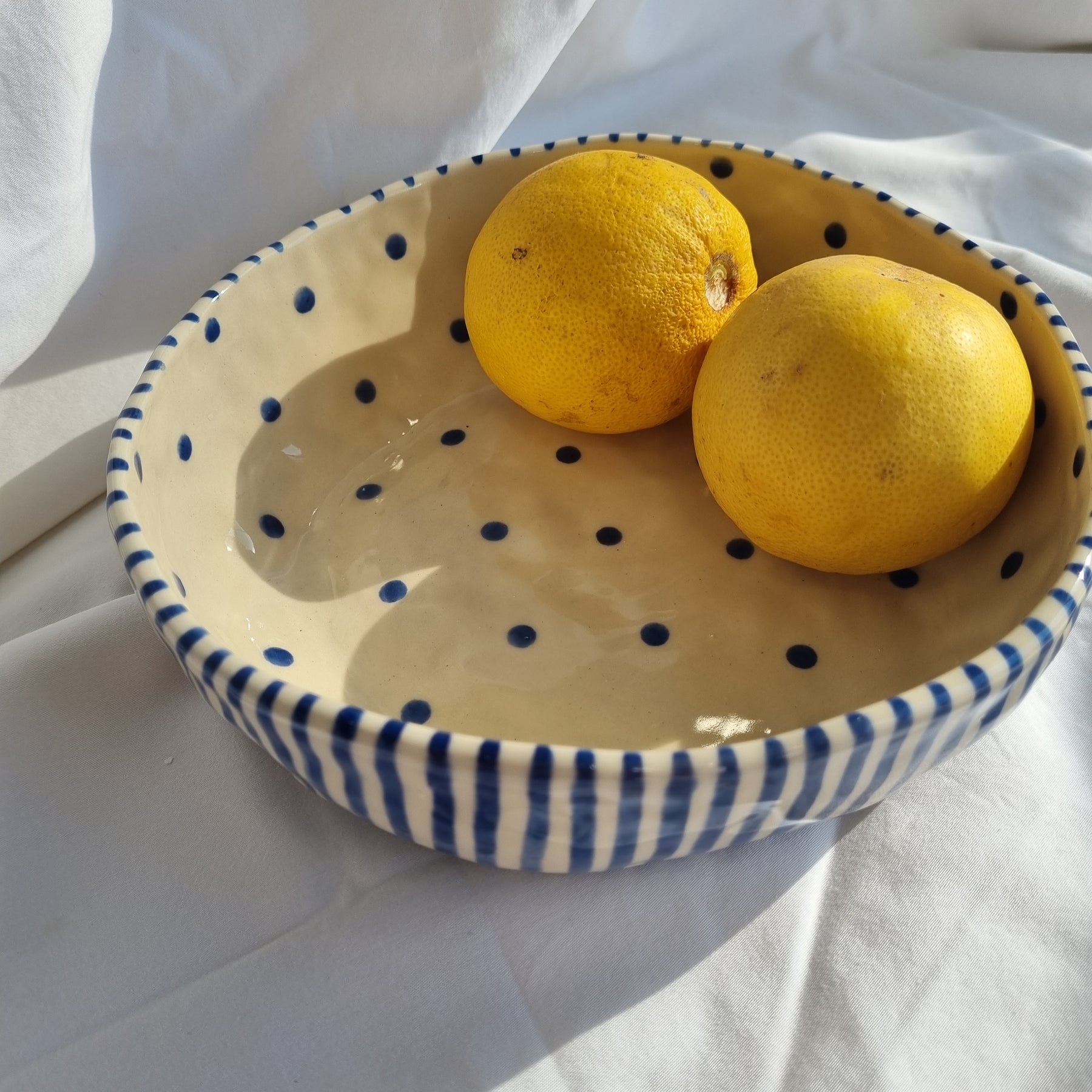 Blue Serving Bowl