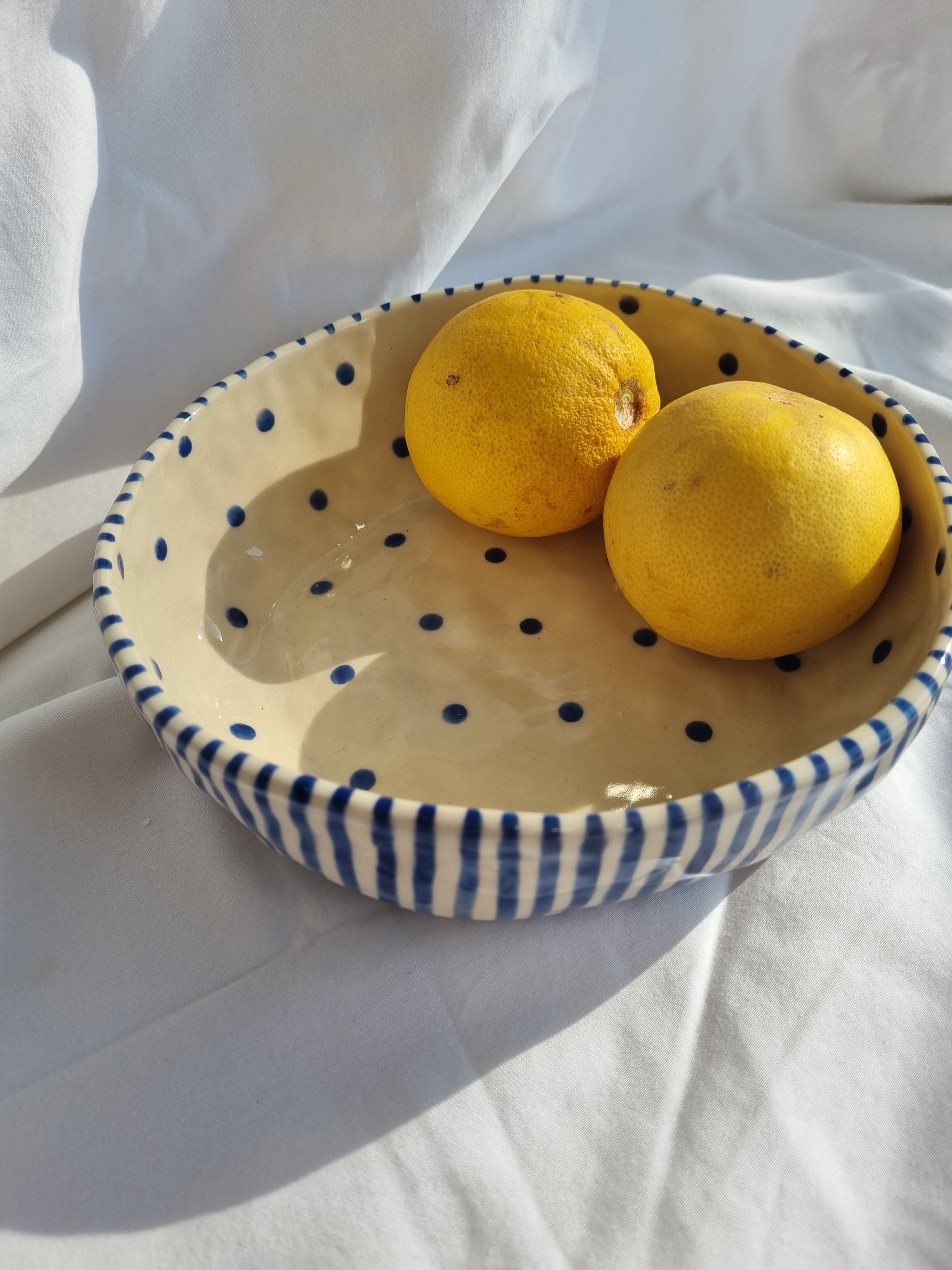 Blue Serving Bowl