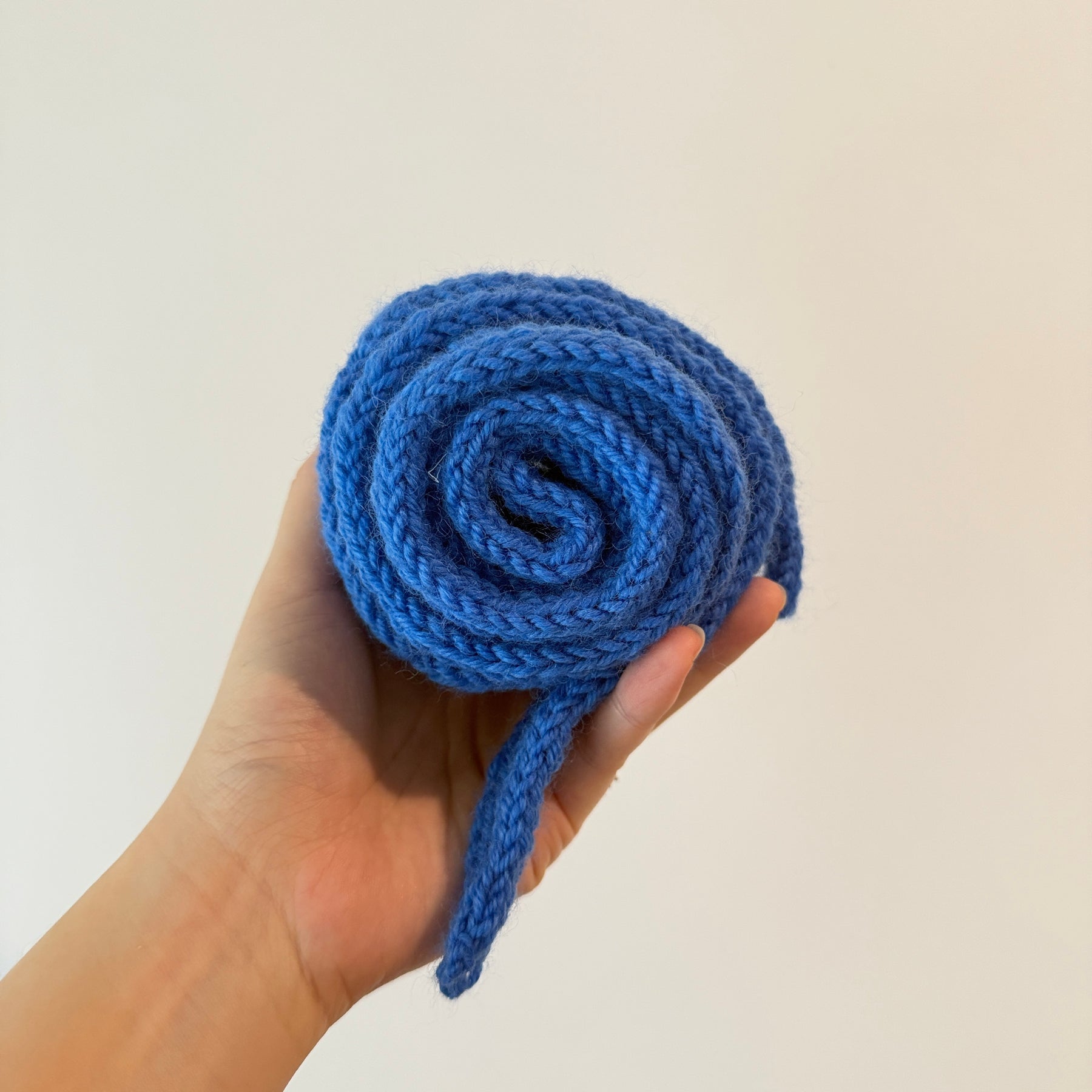 Knit sophie scarf in sky blue