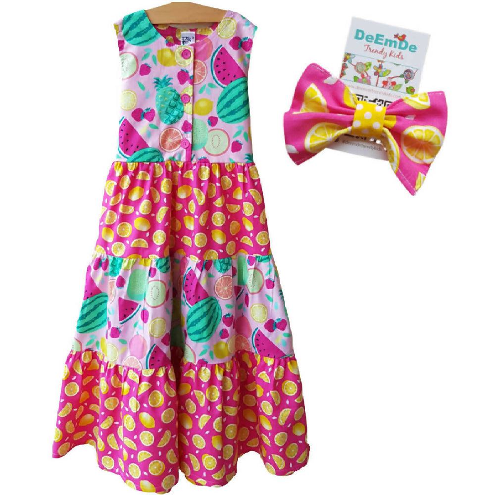 girls-handmade-fruit-print-dress-and-hair-bow-set.3