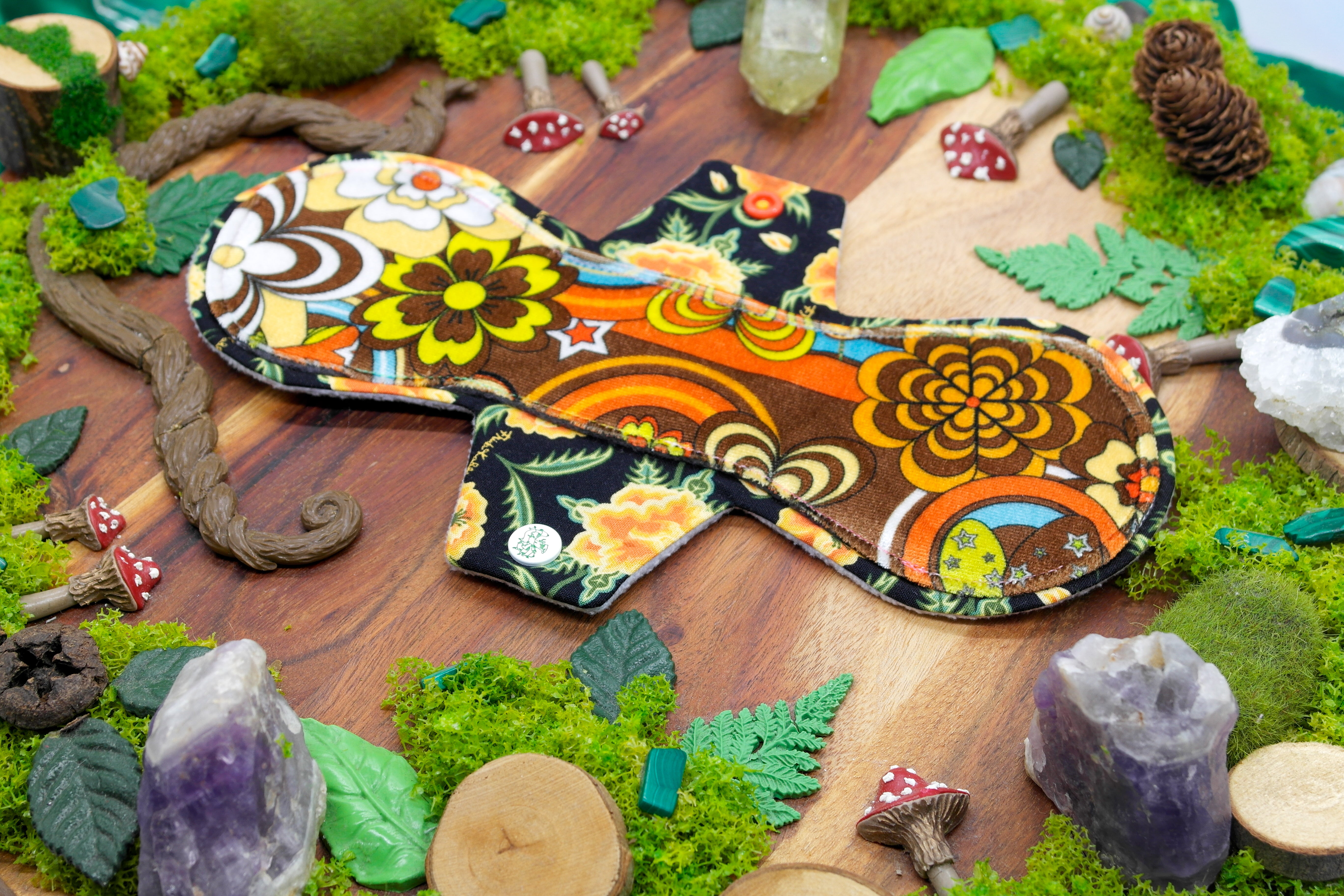 Eco-friendly reusable cloth pad 10" Heavy - Orange