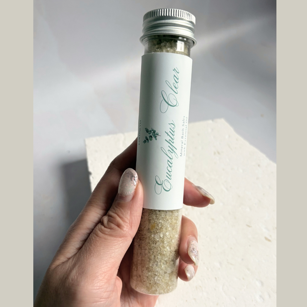 Eucalyptus Clear Bath Salt | Eucalyptus & Green Clay Mineral Bath Soak
