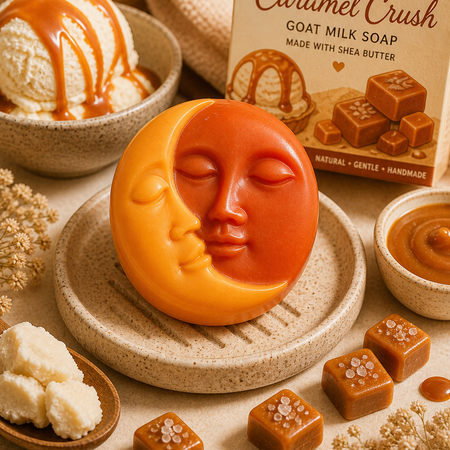 Caramel crush homemade soap