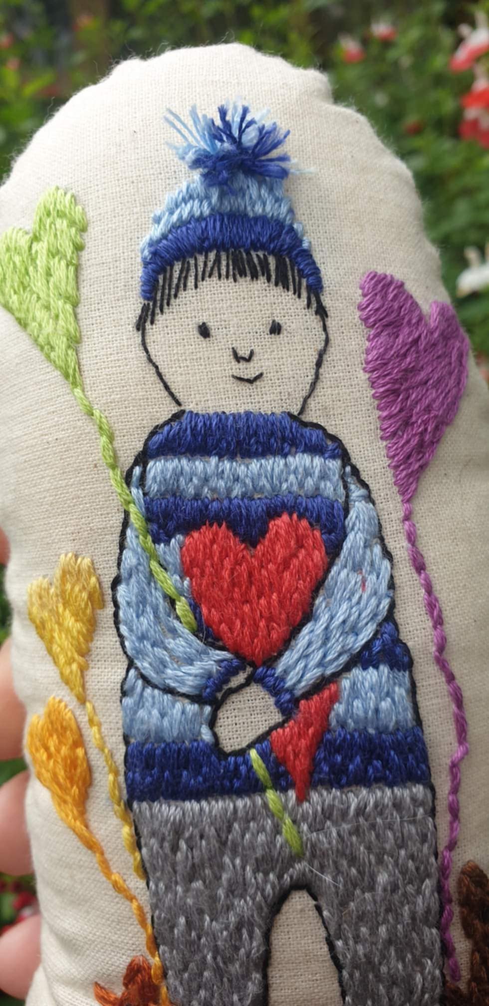 Collections textile little person character Jamie