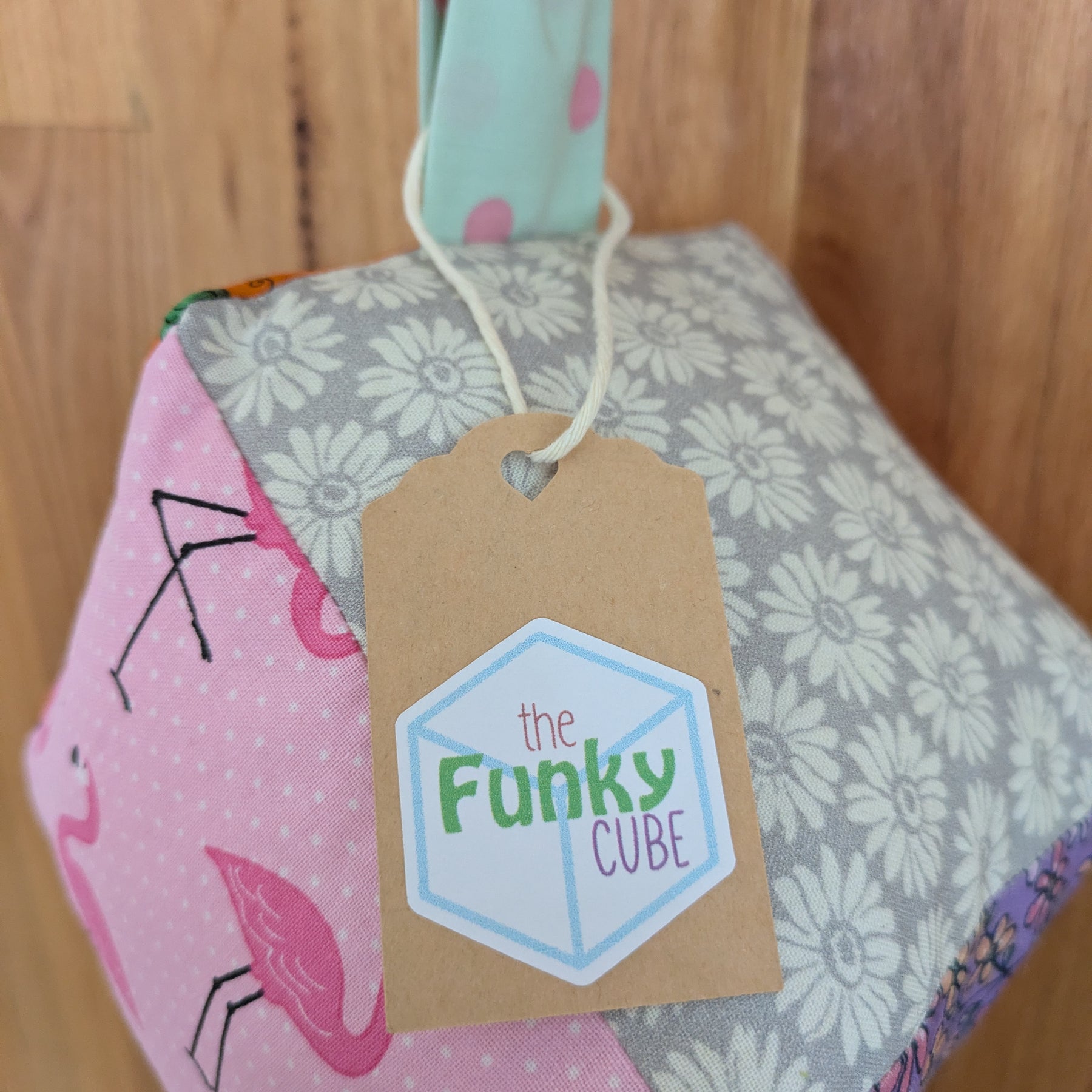 Floral, Flamingo, Butterfly Soft Baby Cube