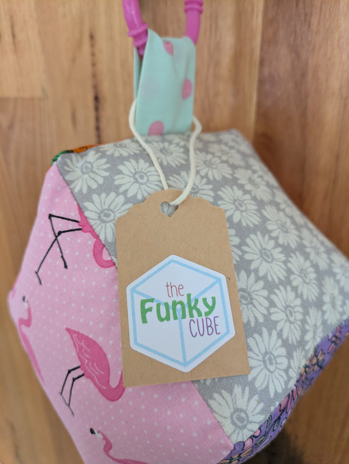 Floral, Flamingo, Butterfly Soft Baby Cube