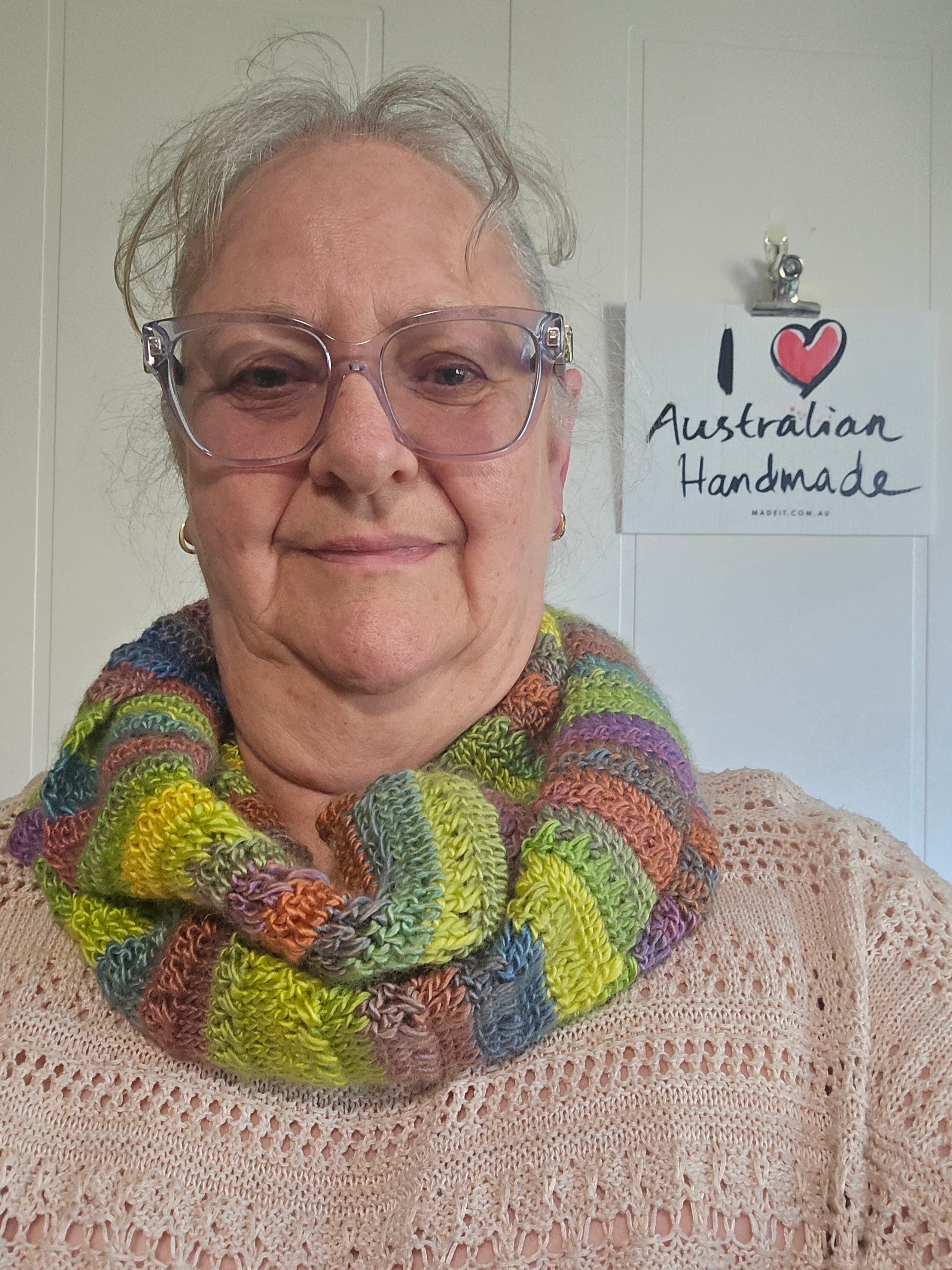 Handmade | Autumn Wildflower | Infinity Scarf