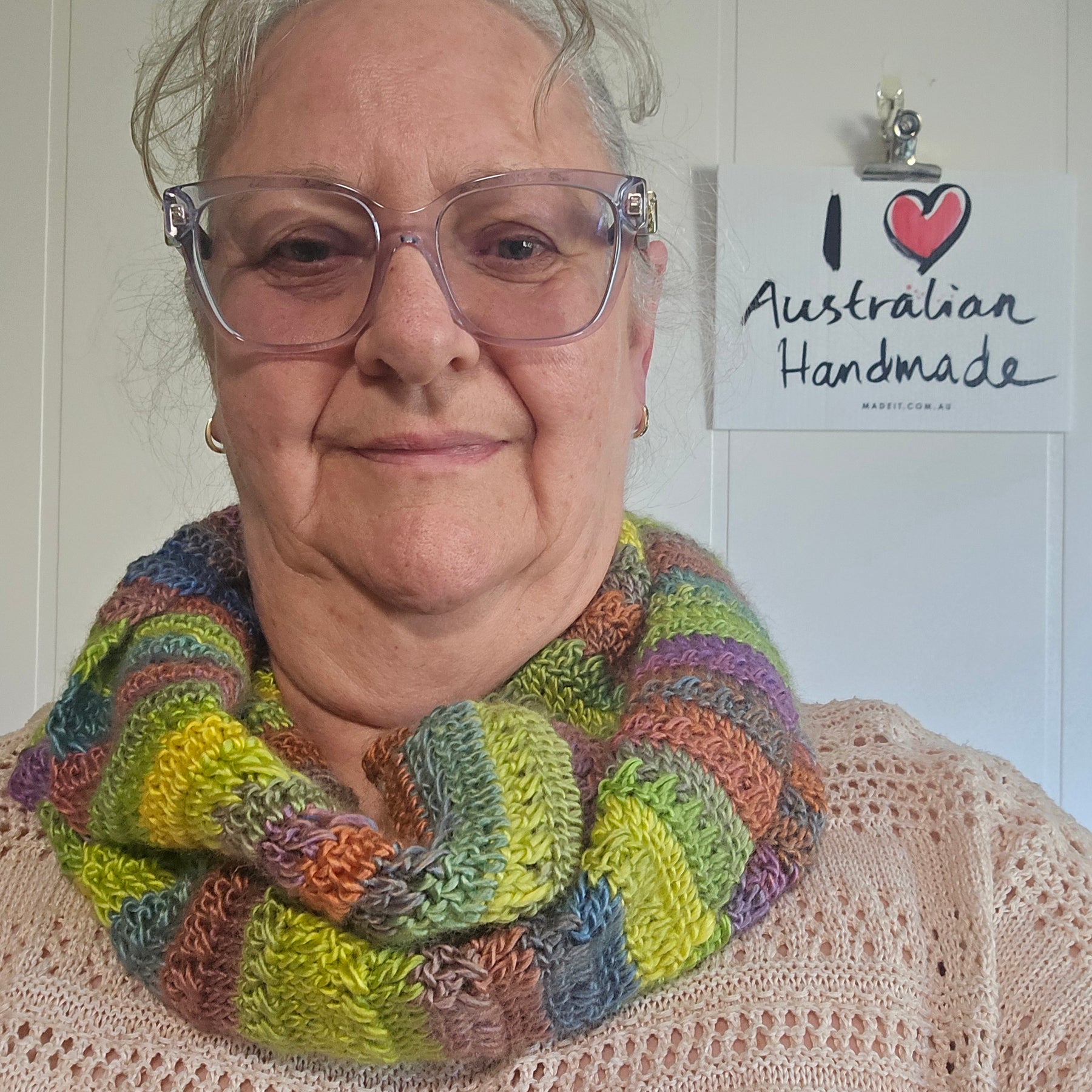Handmade | Autumn Wildflower | Infinity Scarf