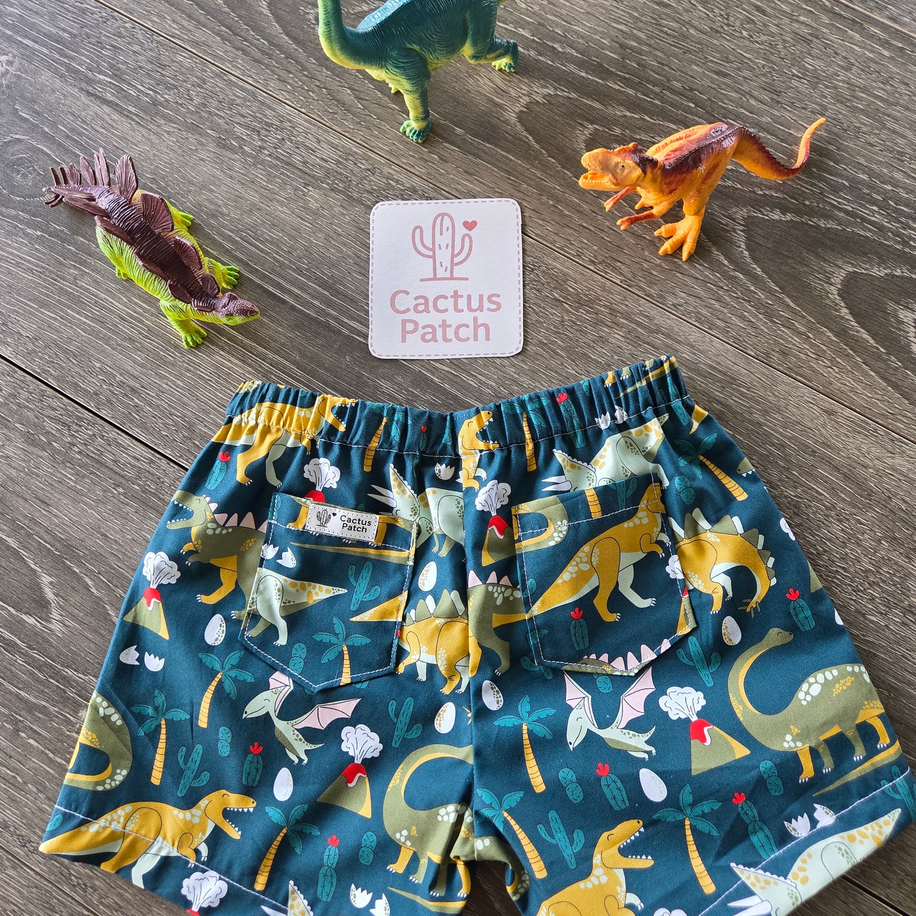 "Dinosaur Days" Boys Shorts - Size 4 Years