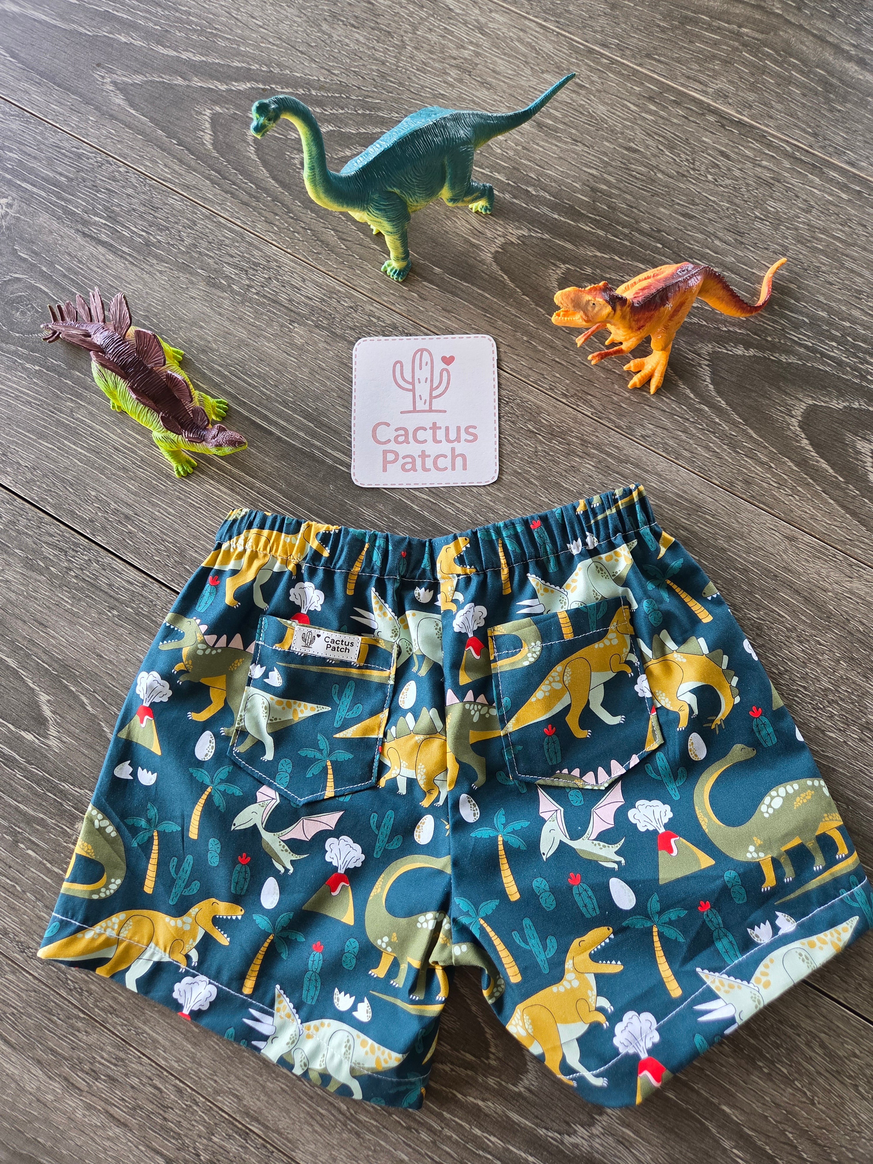 "Dinosaur Days" Boys Shorts - Size 4 Years