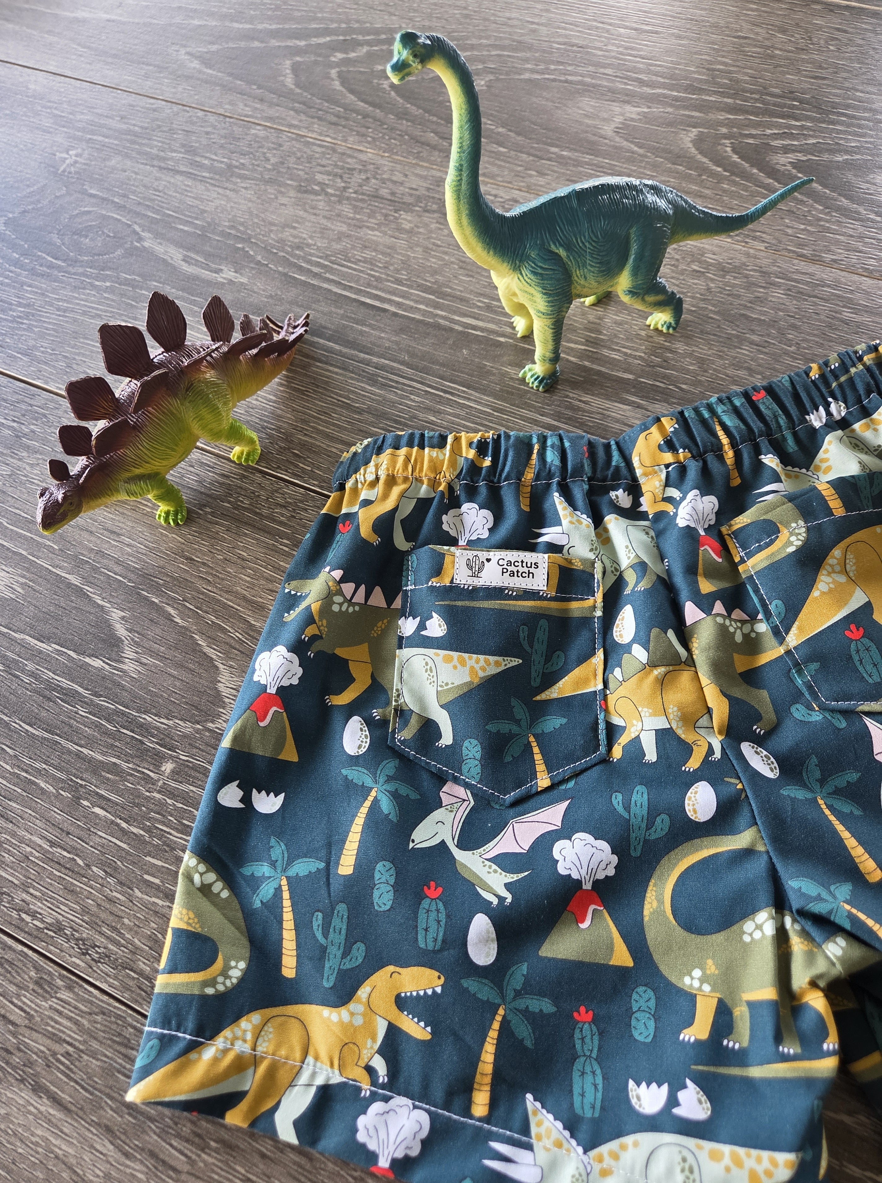 "Dinosaur Days" Boys Shorts - Size 4 Years