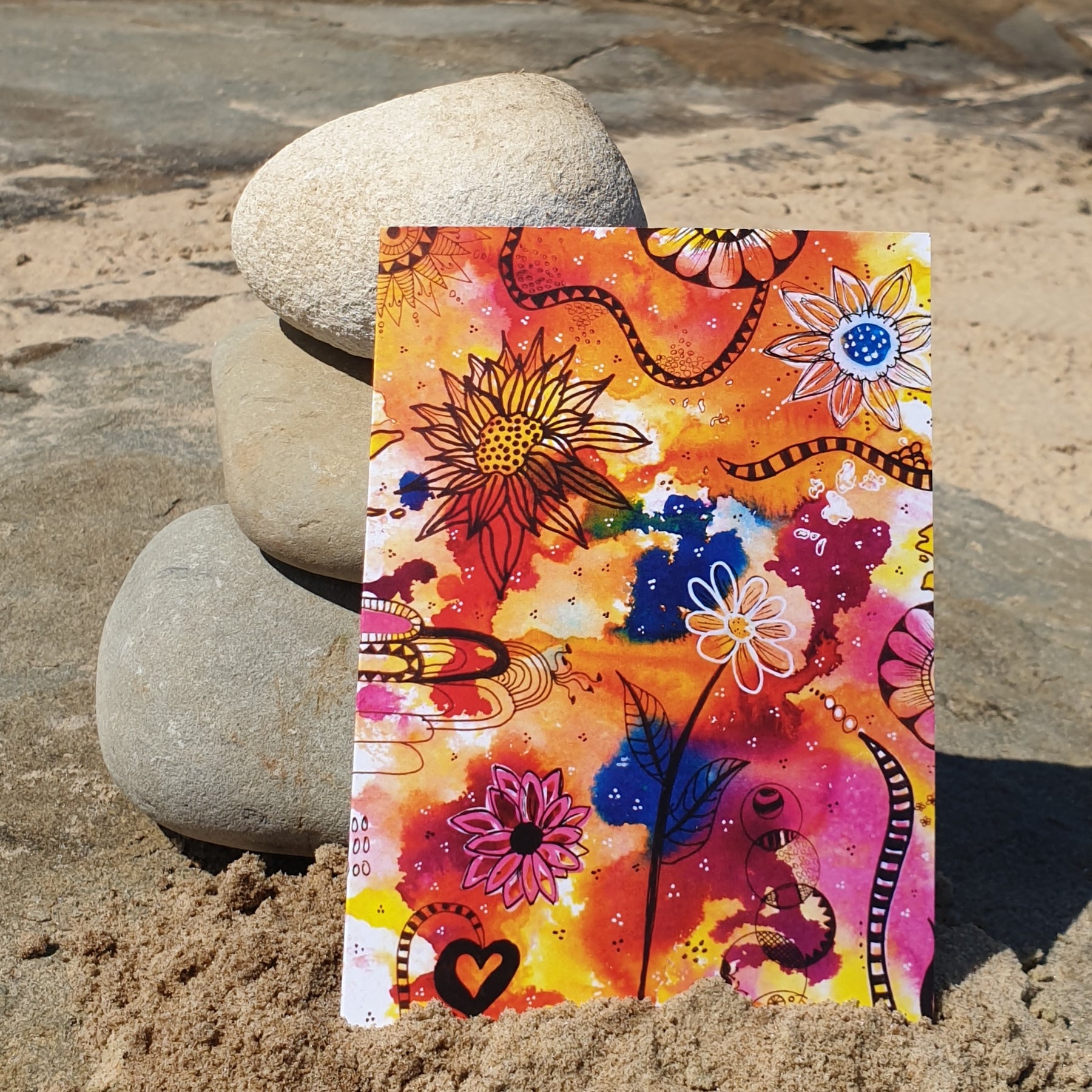 Desert Vibes Blank Greeting Card