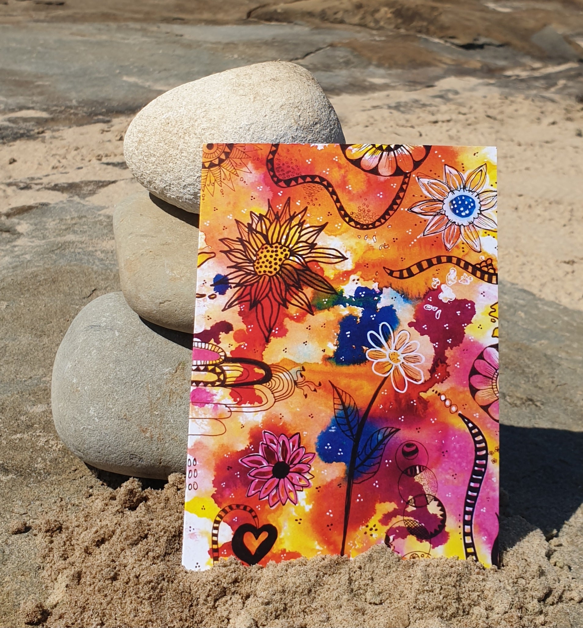 Desert Vibes Blank Greeting Card