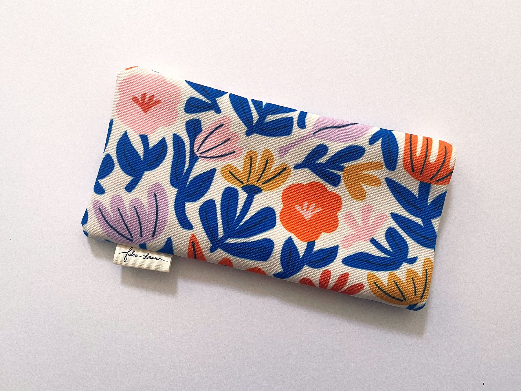 Fabric Glasses, Sunglasses Case, Handmade - Petals (Light)