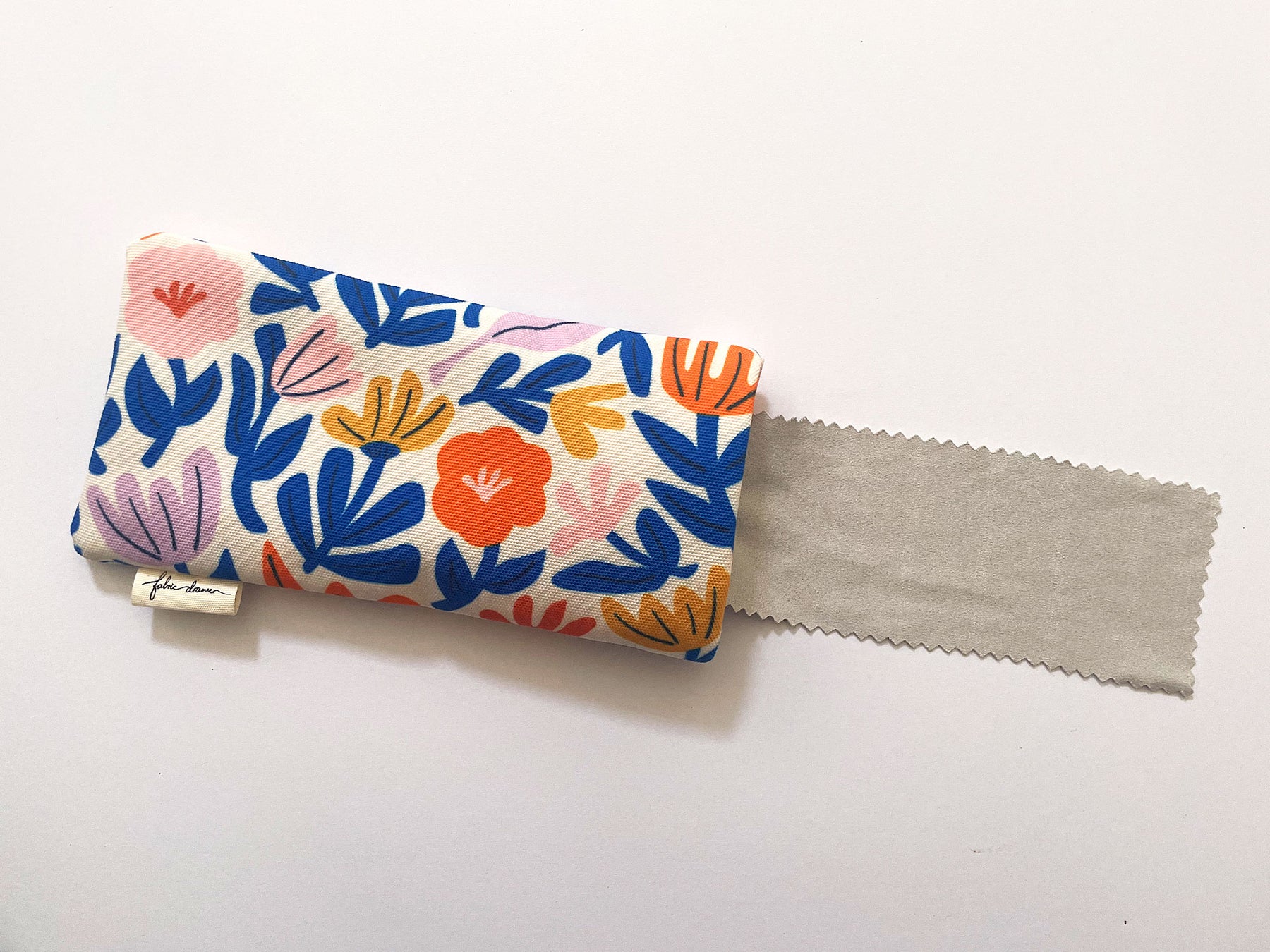 Fabric Glasses, Sunglasses Case, Handmade - Petals (Light)