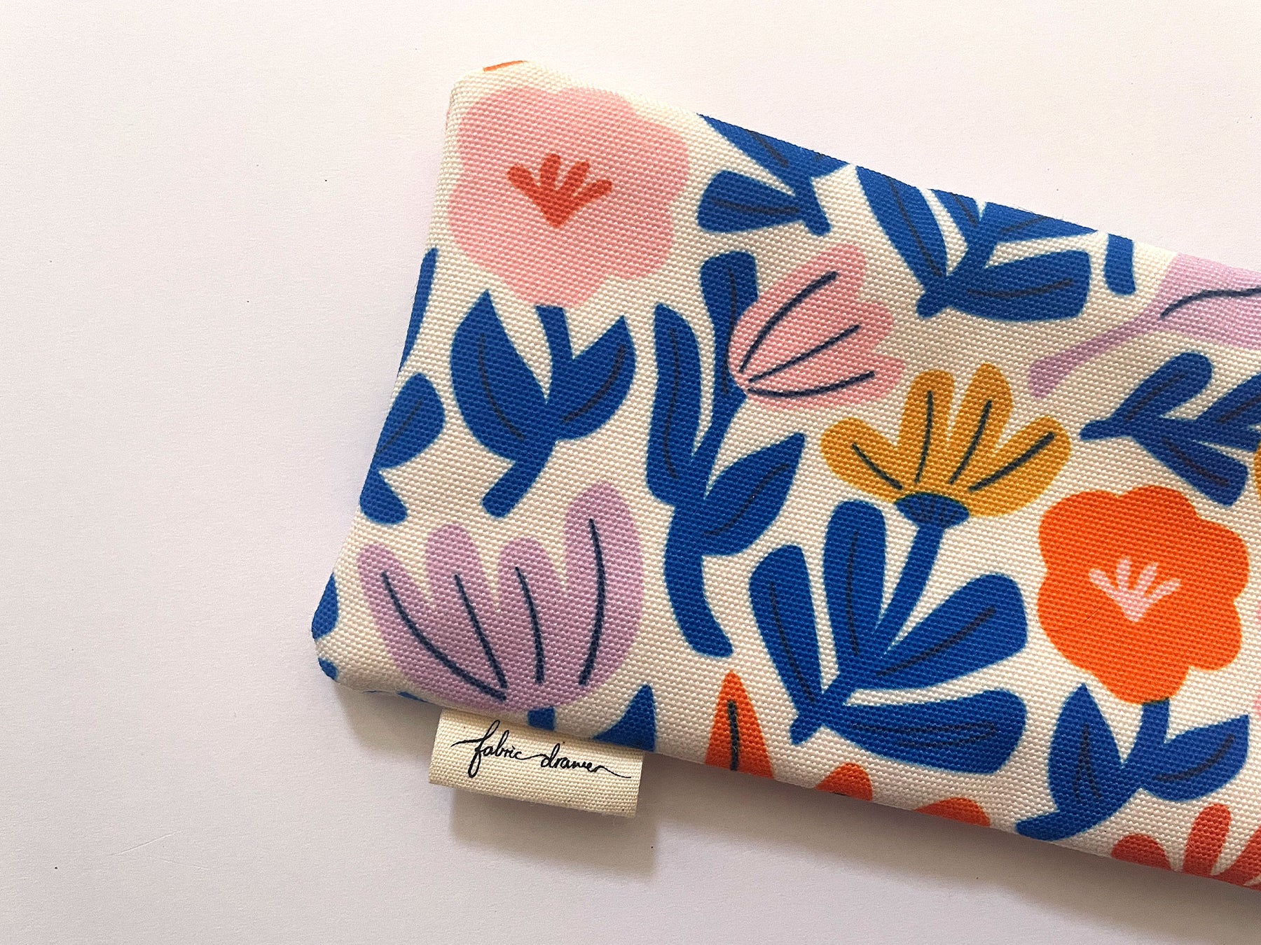 Fabric Glasses, Sunglasses Case, Handmade - Petals (Light)