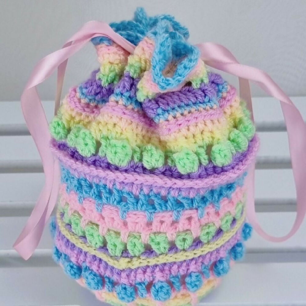 Childs Drawstring Bag Rainbow 2