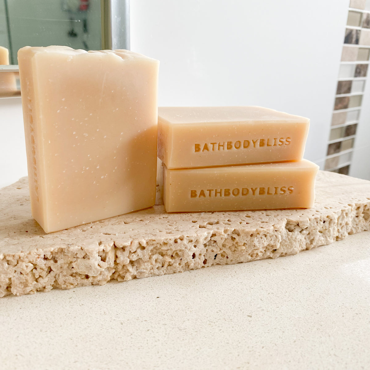 Oatmeal, Milk & Honey - Handmade Unscented Natural Goatsmilk Soap