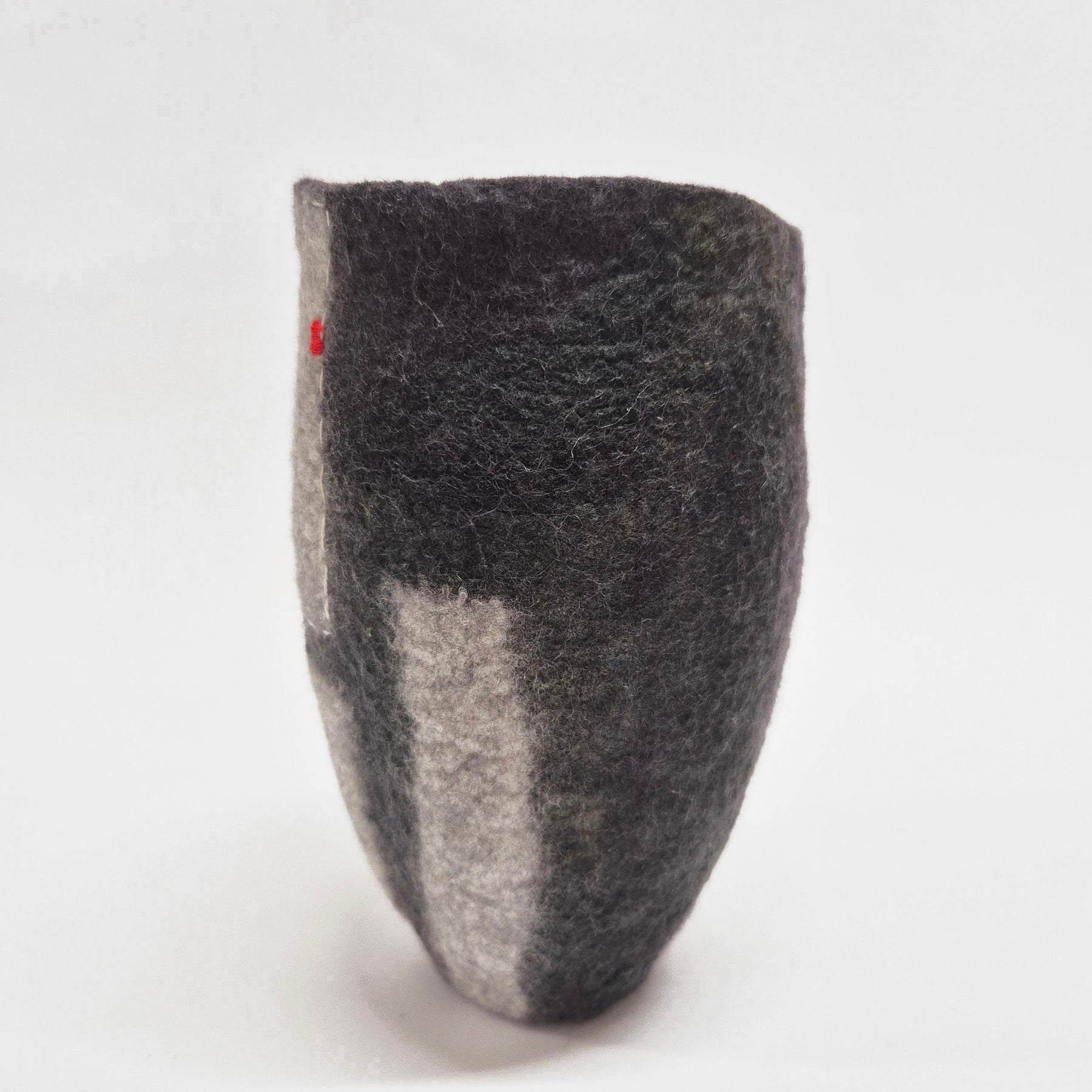 Modern Textile Art Vase - Felt Vessel