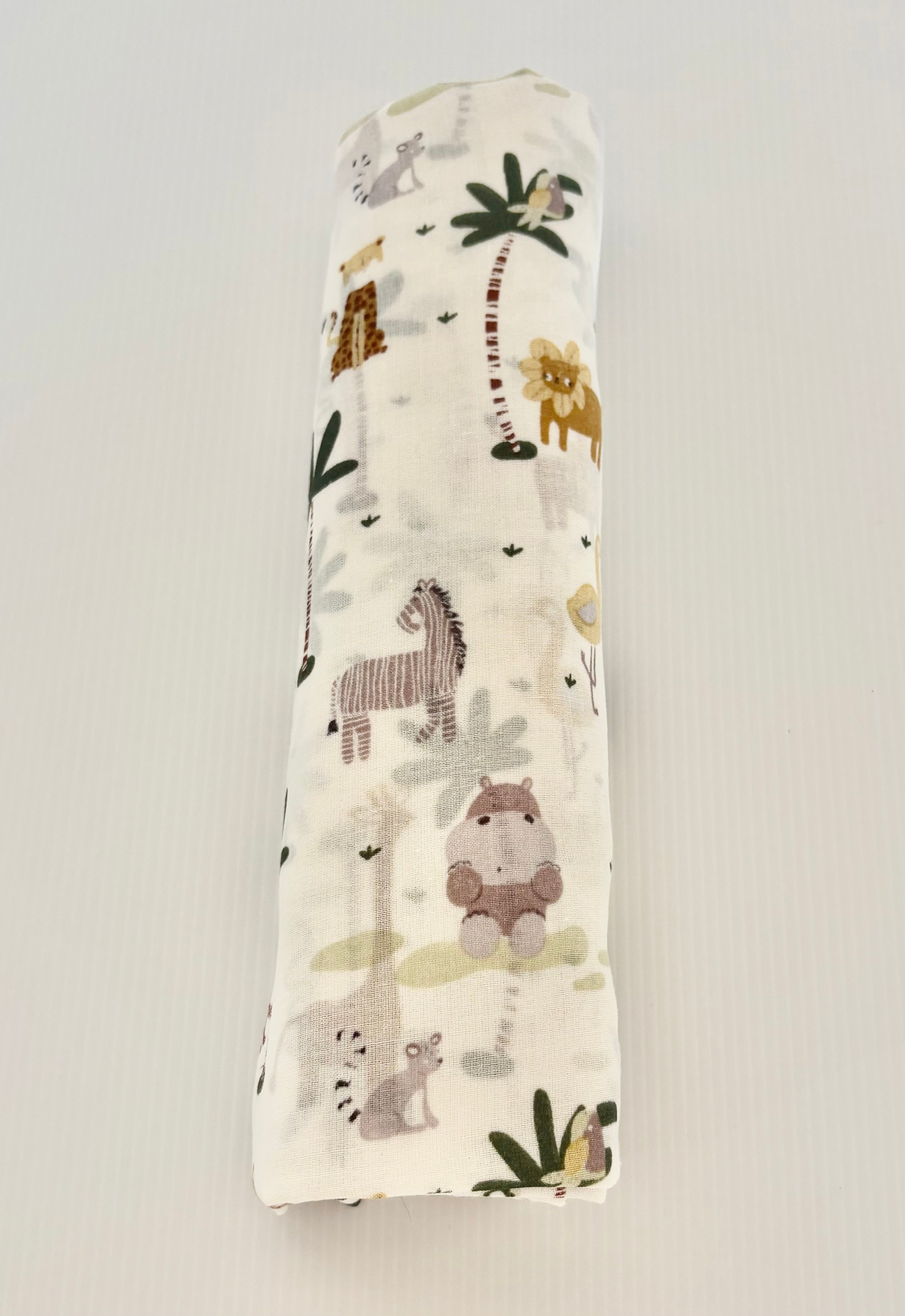Jungle Friends Muslin Wrap