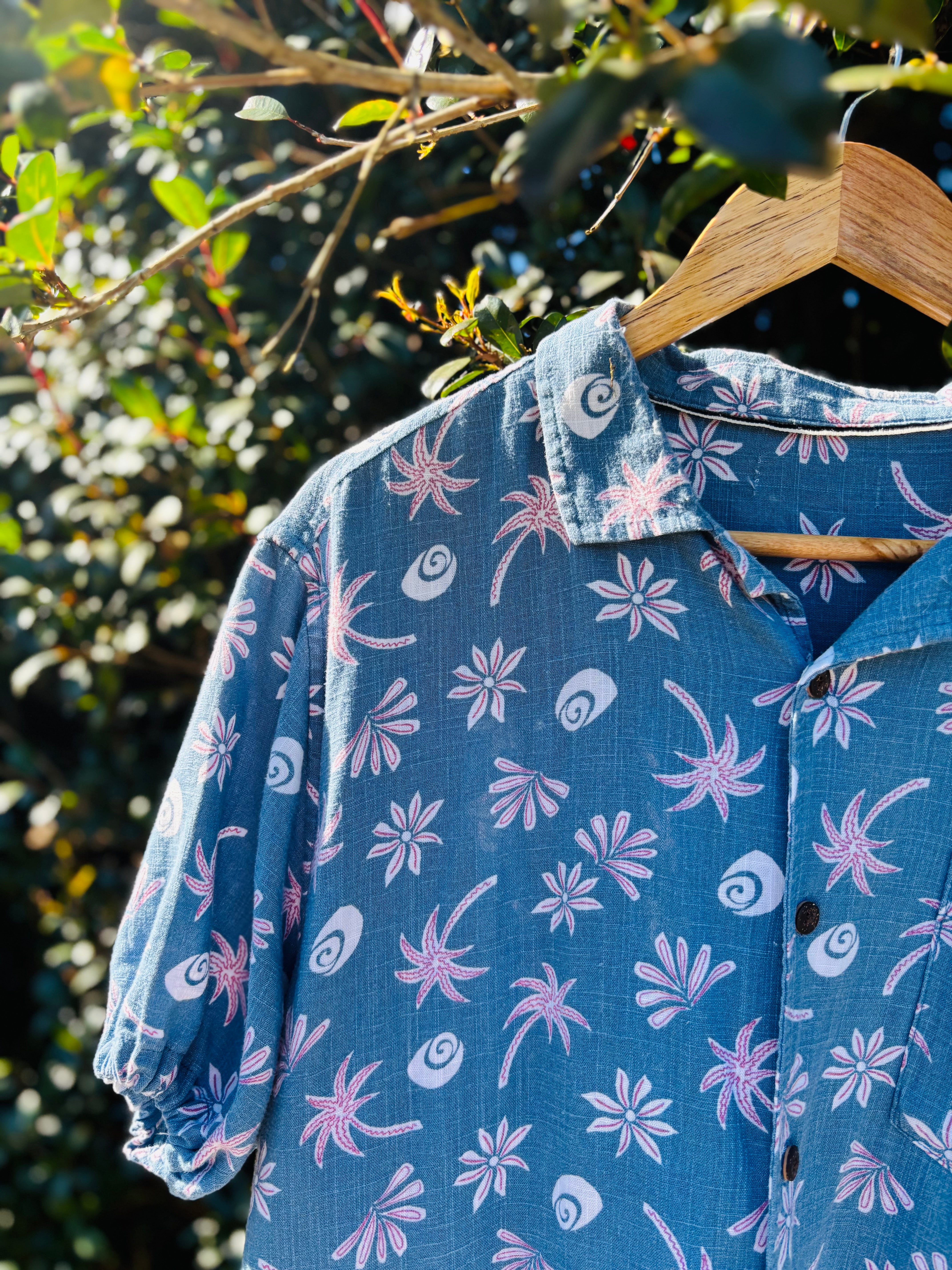 Upcycled Shirt Dress | Seaside & Stripes